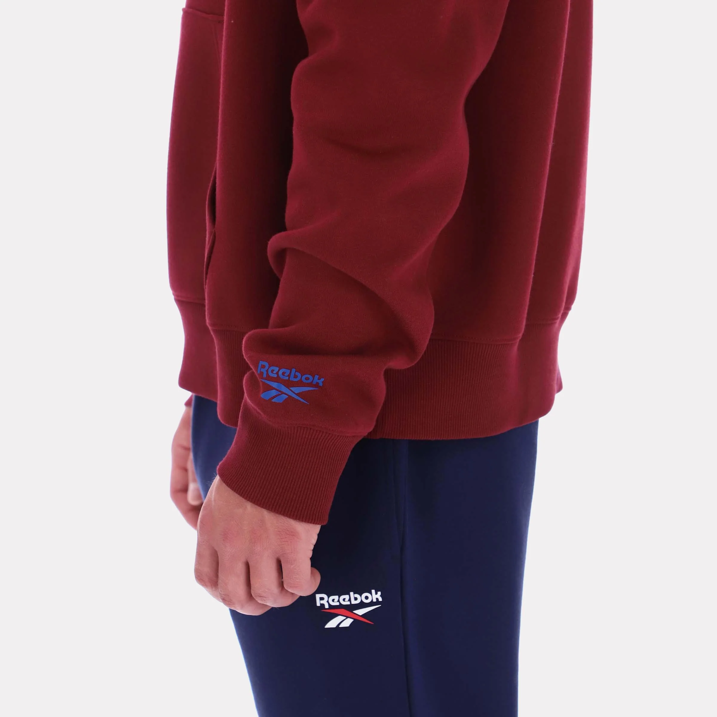Reebok Apparel Men Reebok Varsity Graphic Hoodie CLASSIC BURGUNDY - Image 4