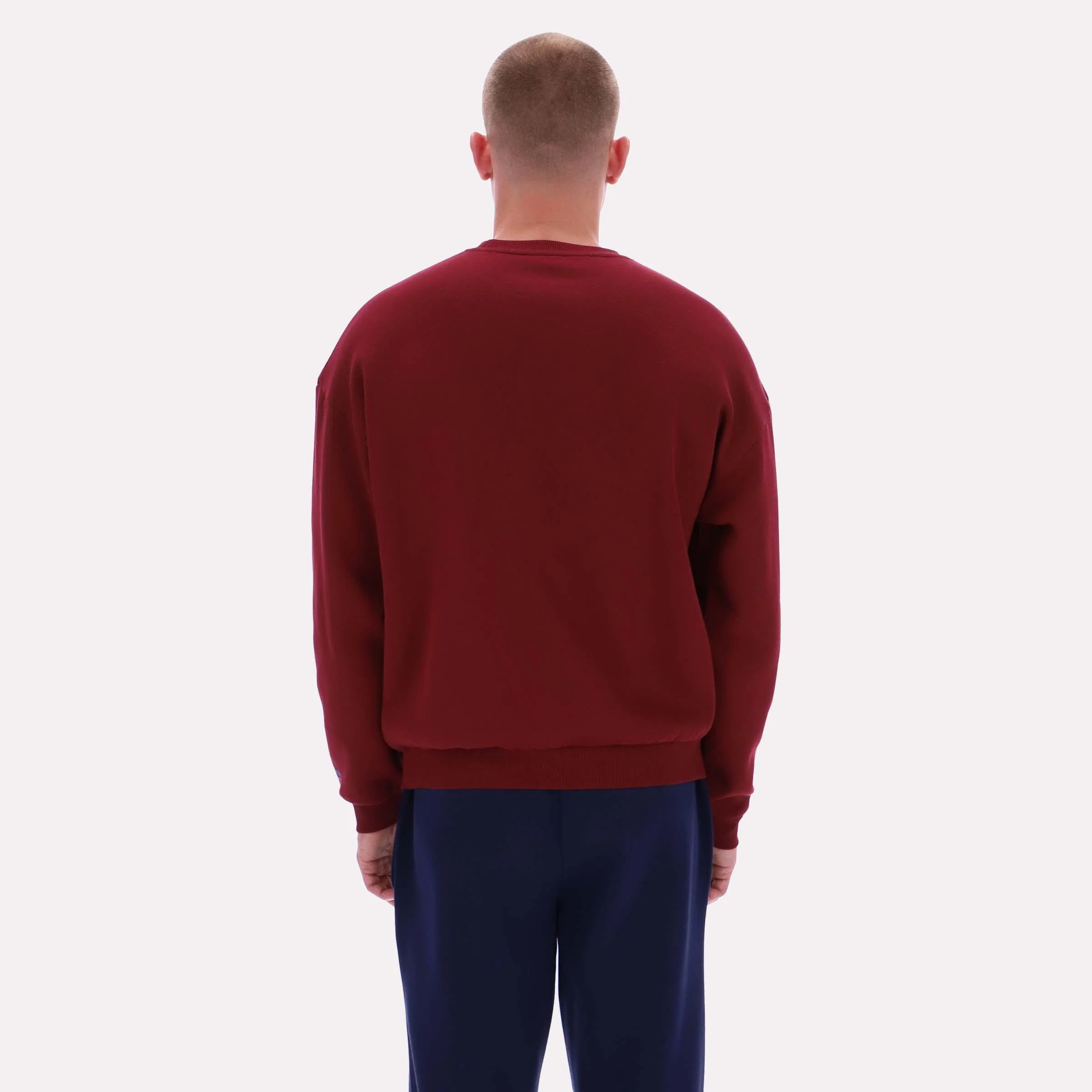 Reebok Apparel Men Reebok Varsity Graphic Sweatshirt CLASSIC BURGUNDY - Image 2