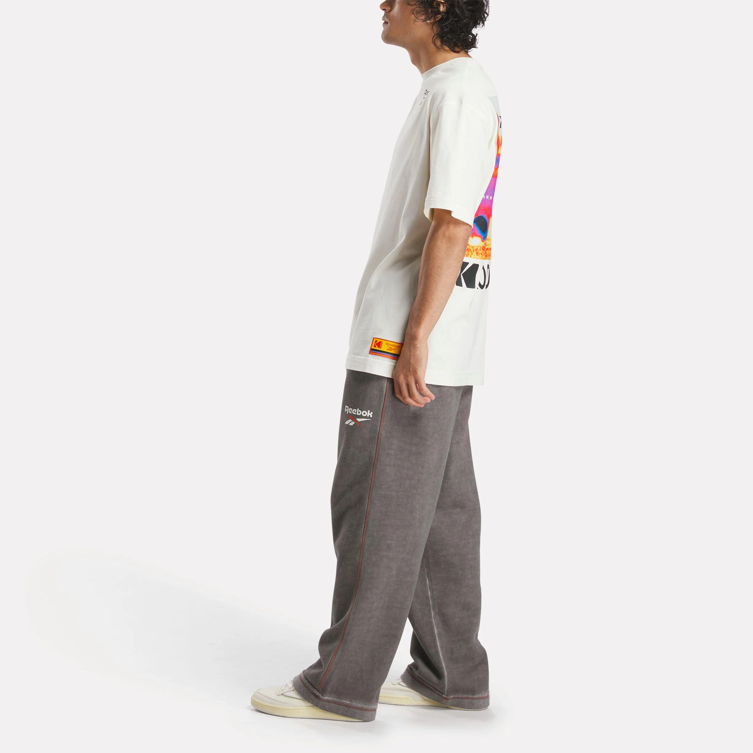 Reebok Apparel Men Reebok x Kodak Graphic Pants BLACK - Image 3