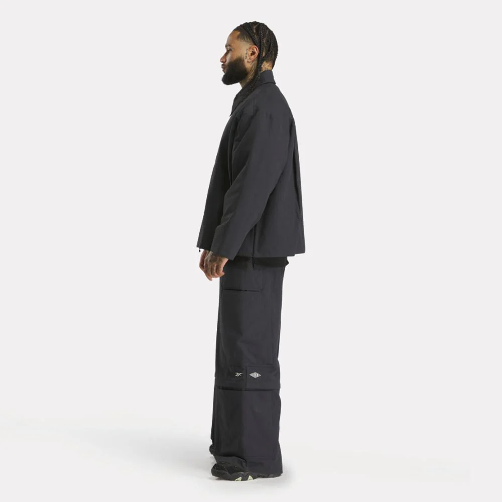 Reebok Apparel Men Reebok x Tobe Coach's Jacket BLACK - Image 3