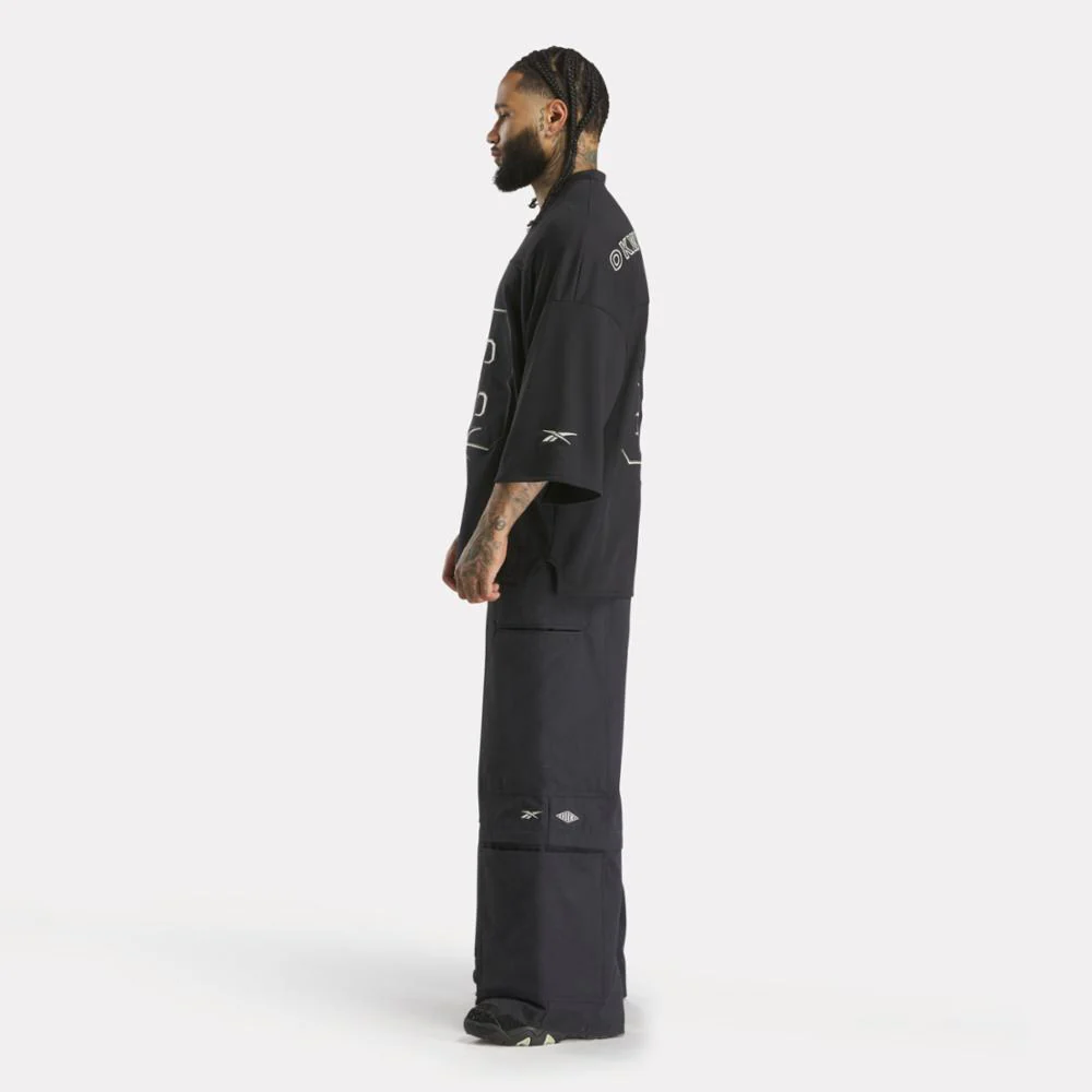 Reebok Apparel Men Reebok x Tobe Zip Pants BLACK - Image 3