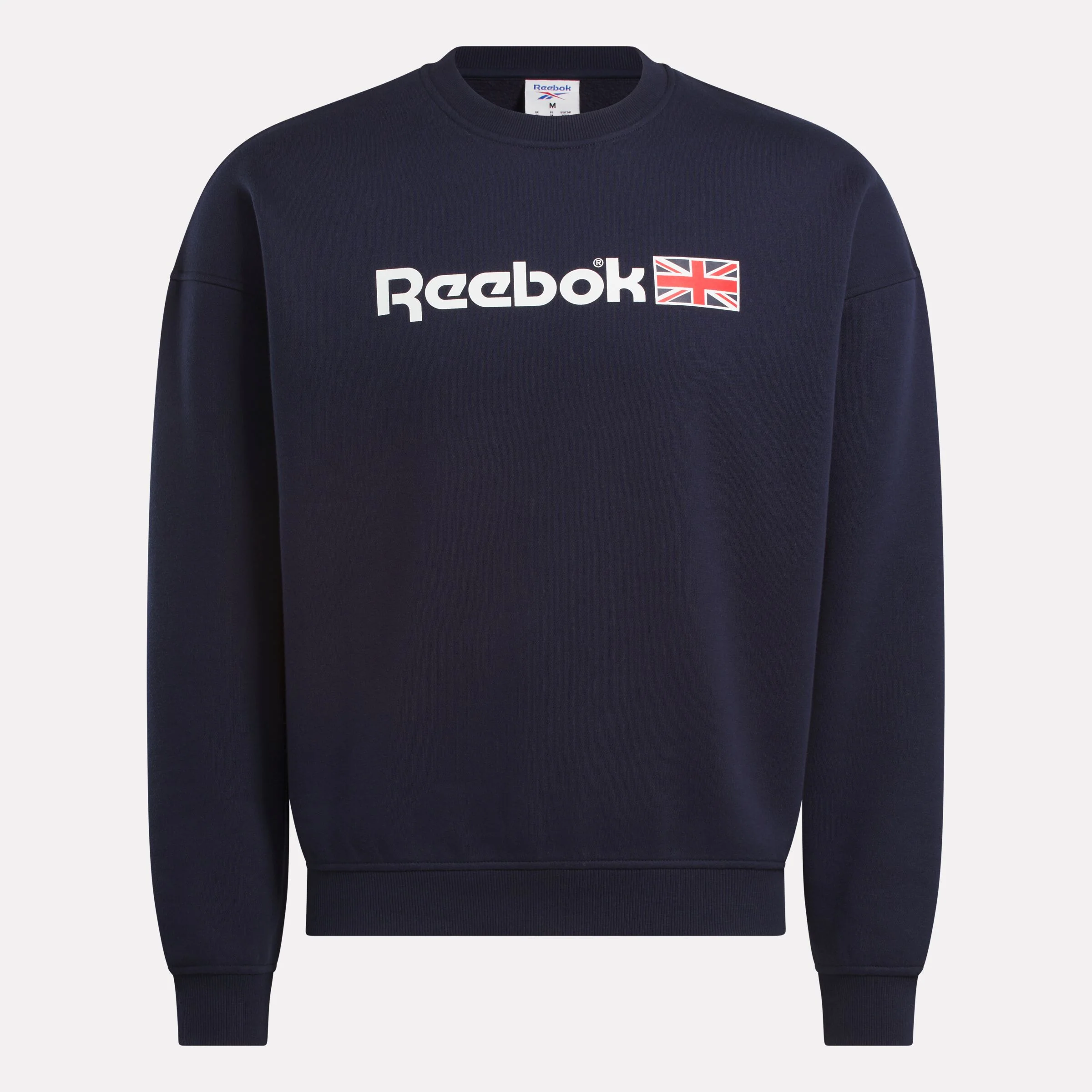 Reebok Apparel Women Relaxed Fit Crew Neck Sweatshirt VECTOR NAVY - Image 5