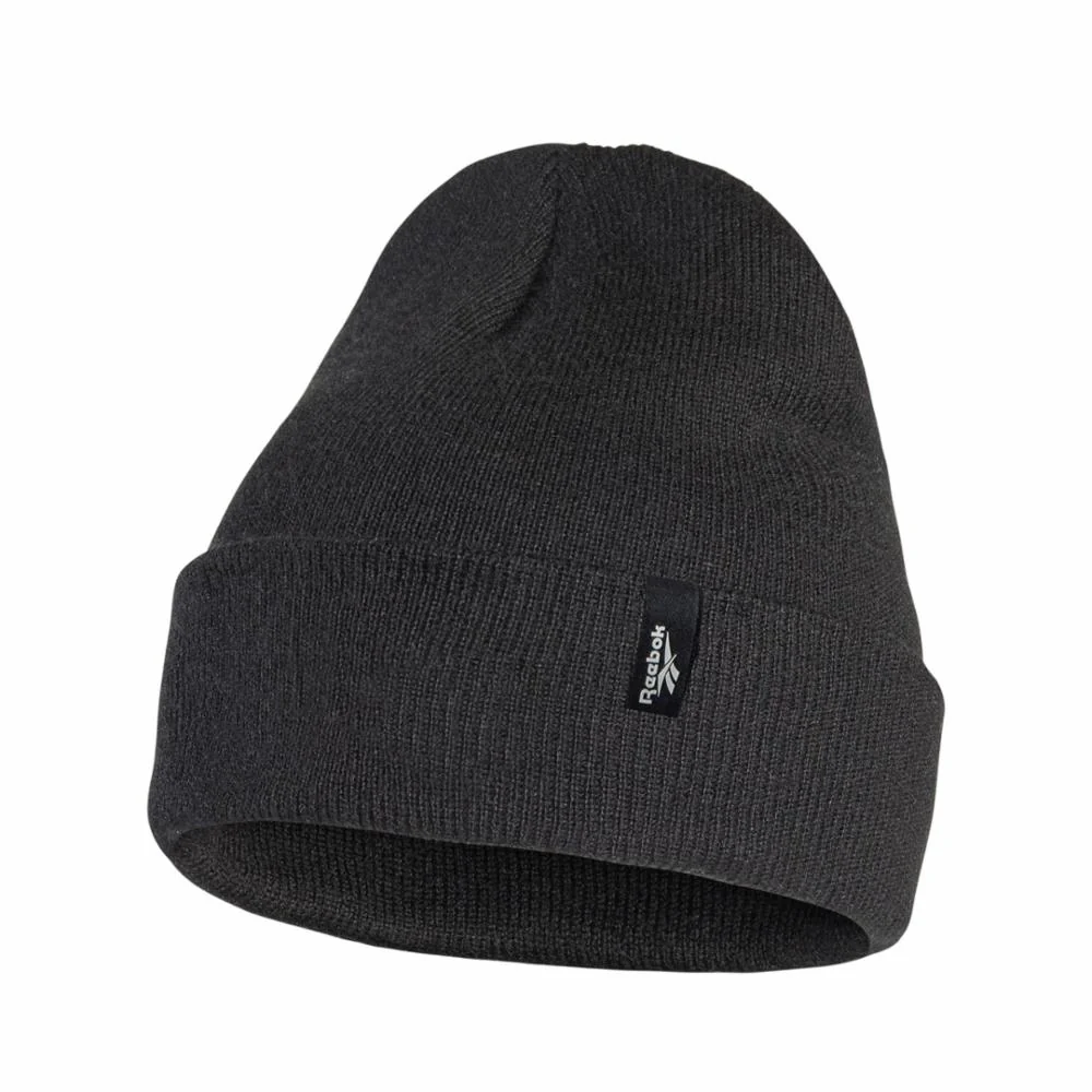 Reebok Apparel Men Reversible Knit Beanie BLACK - Image 4
