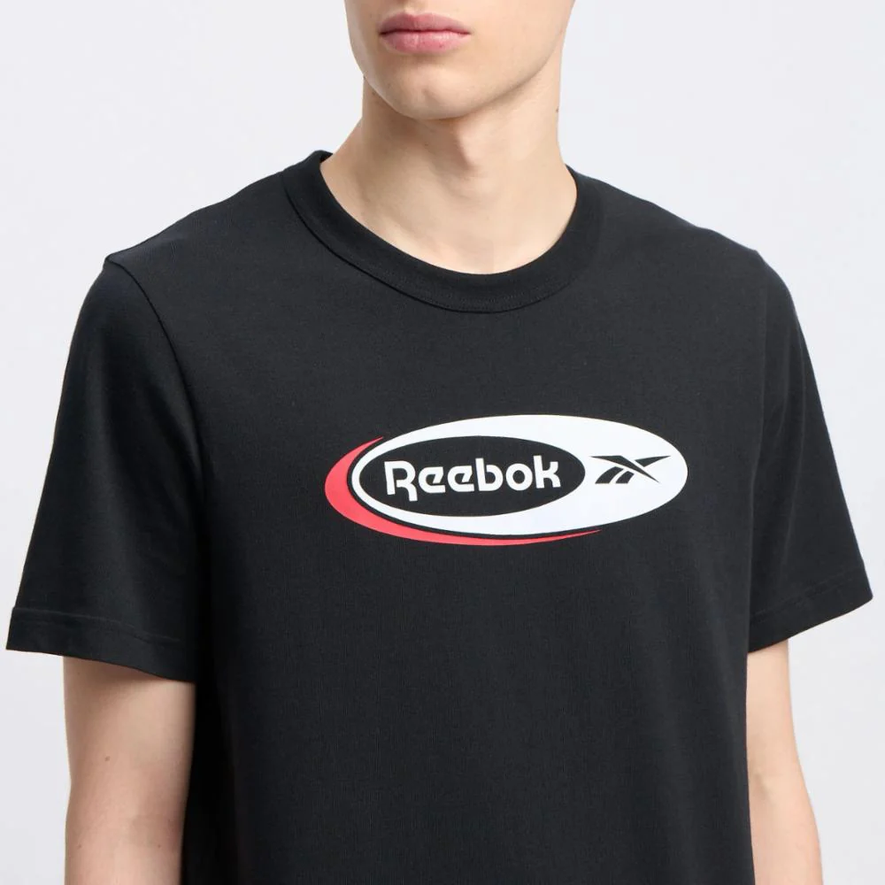 Reebok Apparel Men Reebok Identity Brand Proud T-Shirt BLACK - Image 4