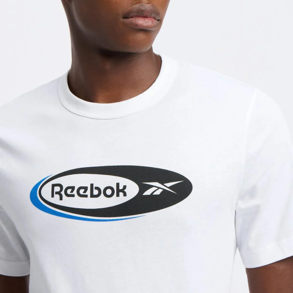 Reebok Apparel Men Reebok Identity Brand Proud T-Shirt WHITE - Image 4