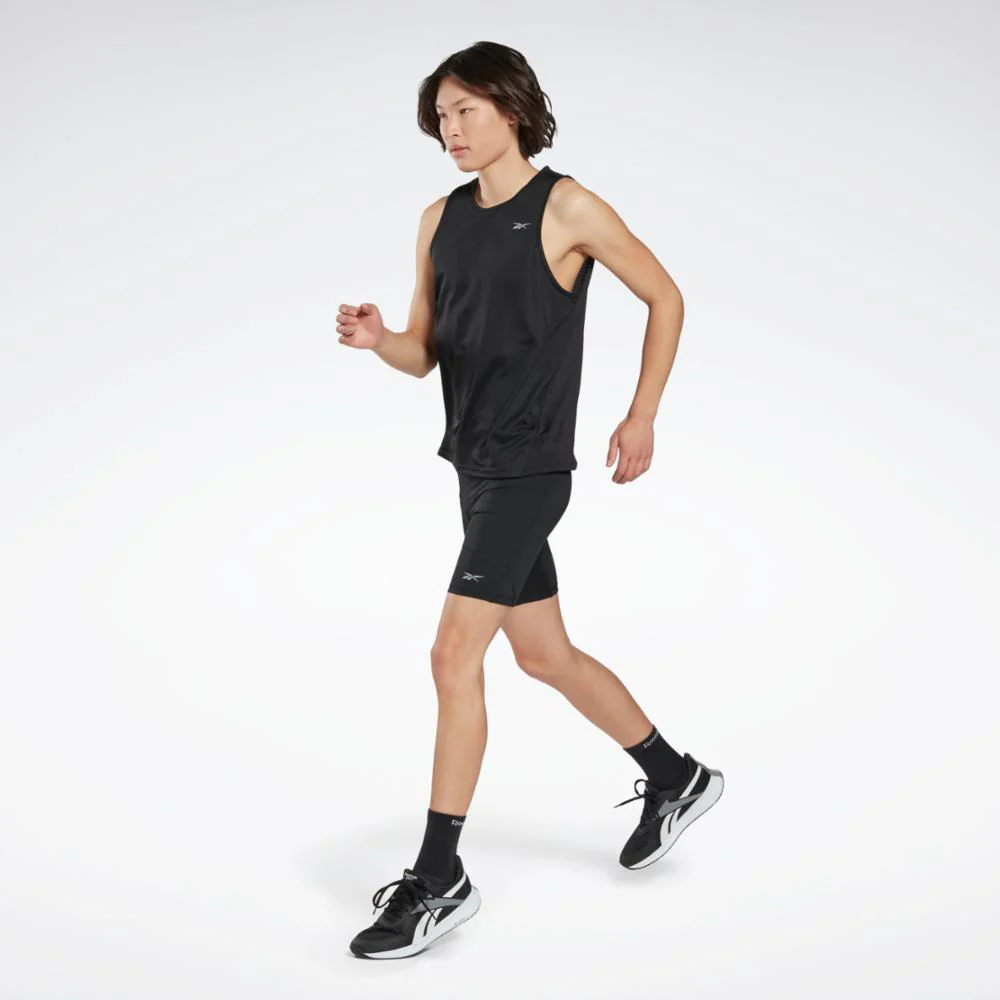Reebok Apparel Men Running Short Tights BLACK - Image 2
