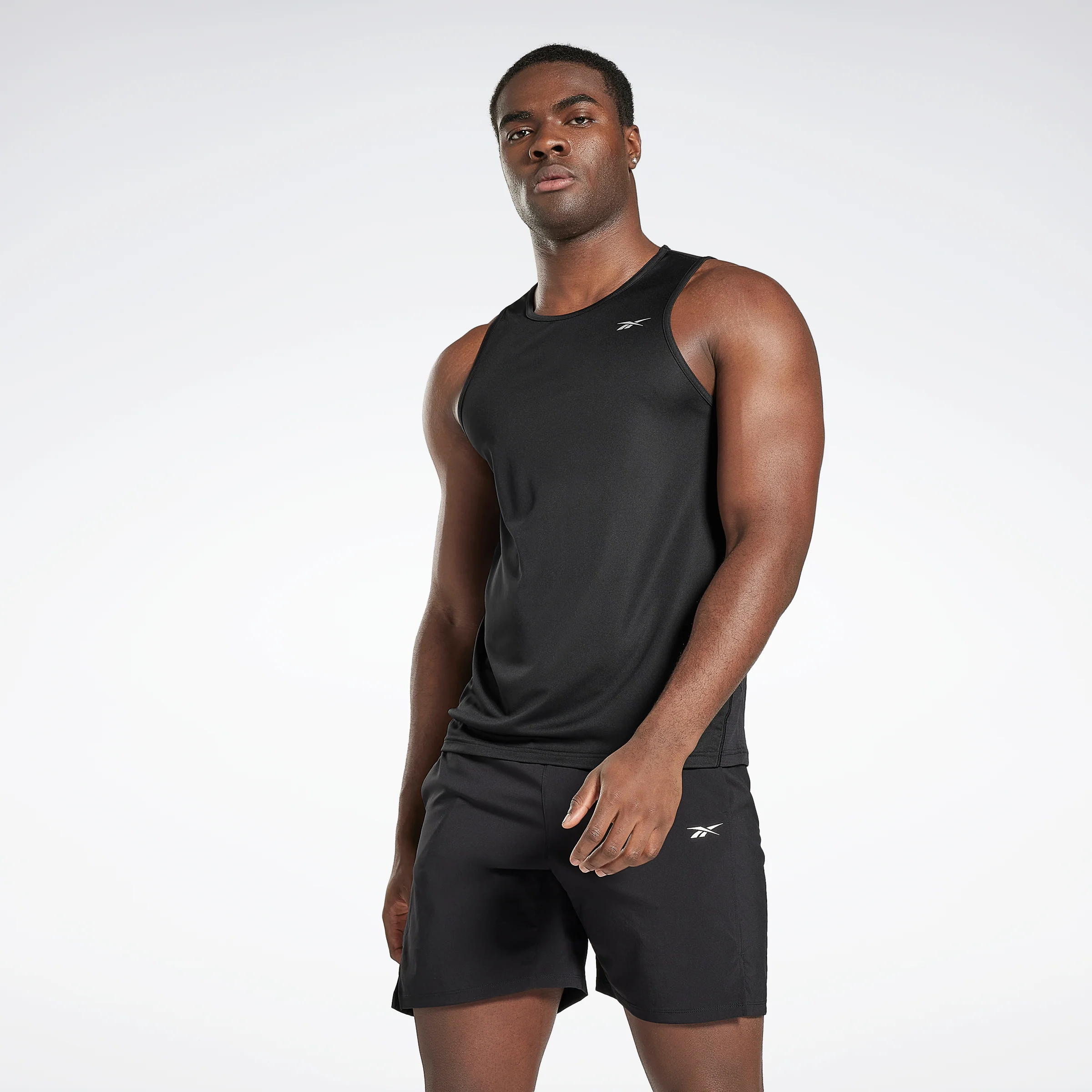 Reebok Apparel Men Running Speedwick Tank Top Black