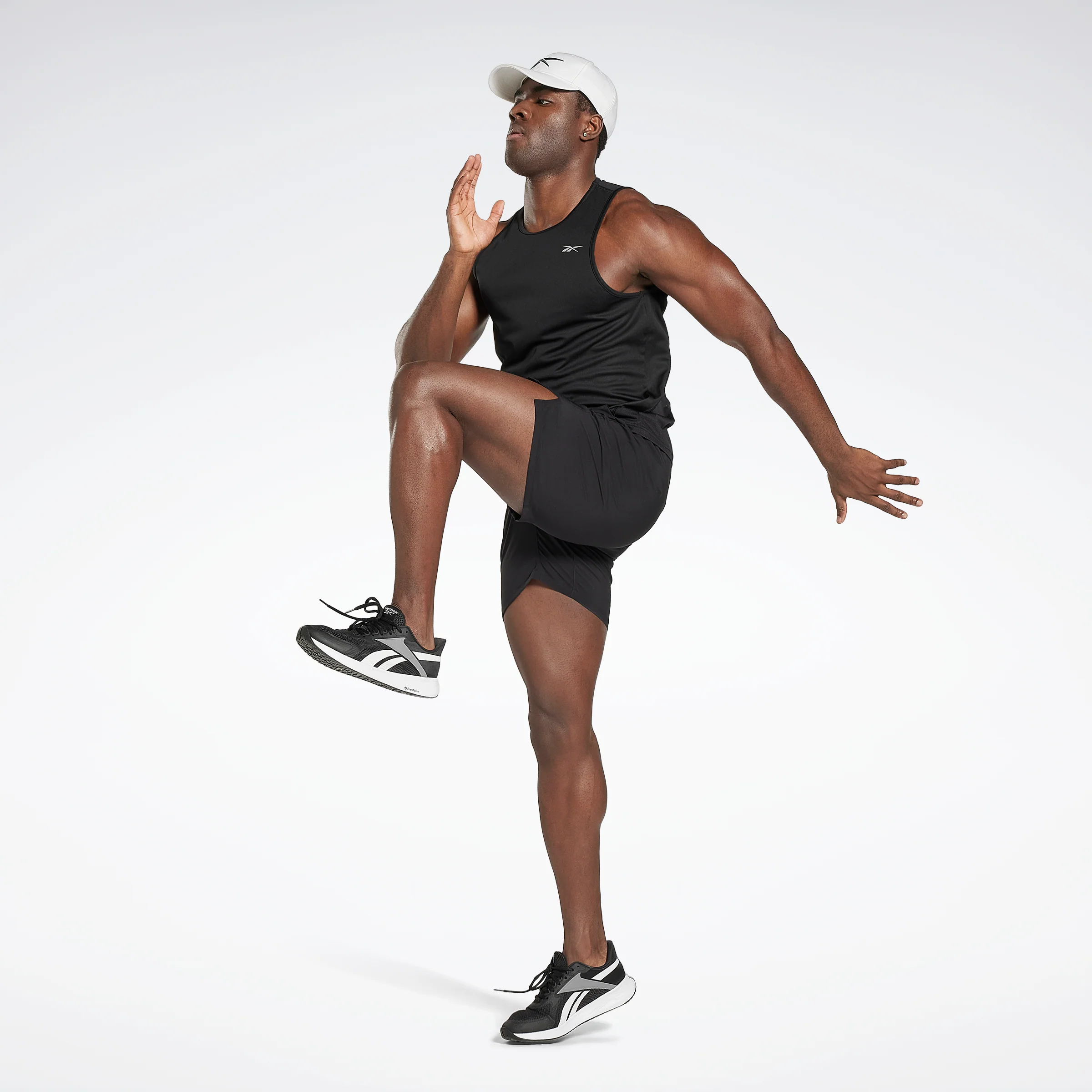 Reebok Apparel Men Running Speedwick Tank Top Black - Image 2