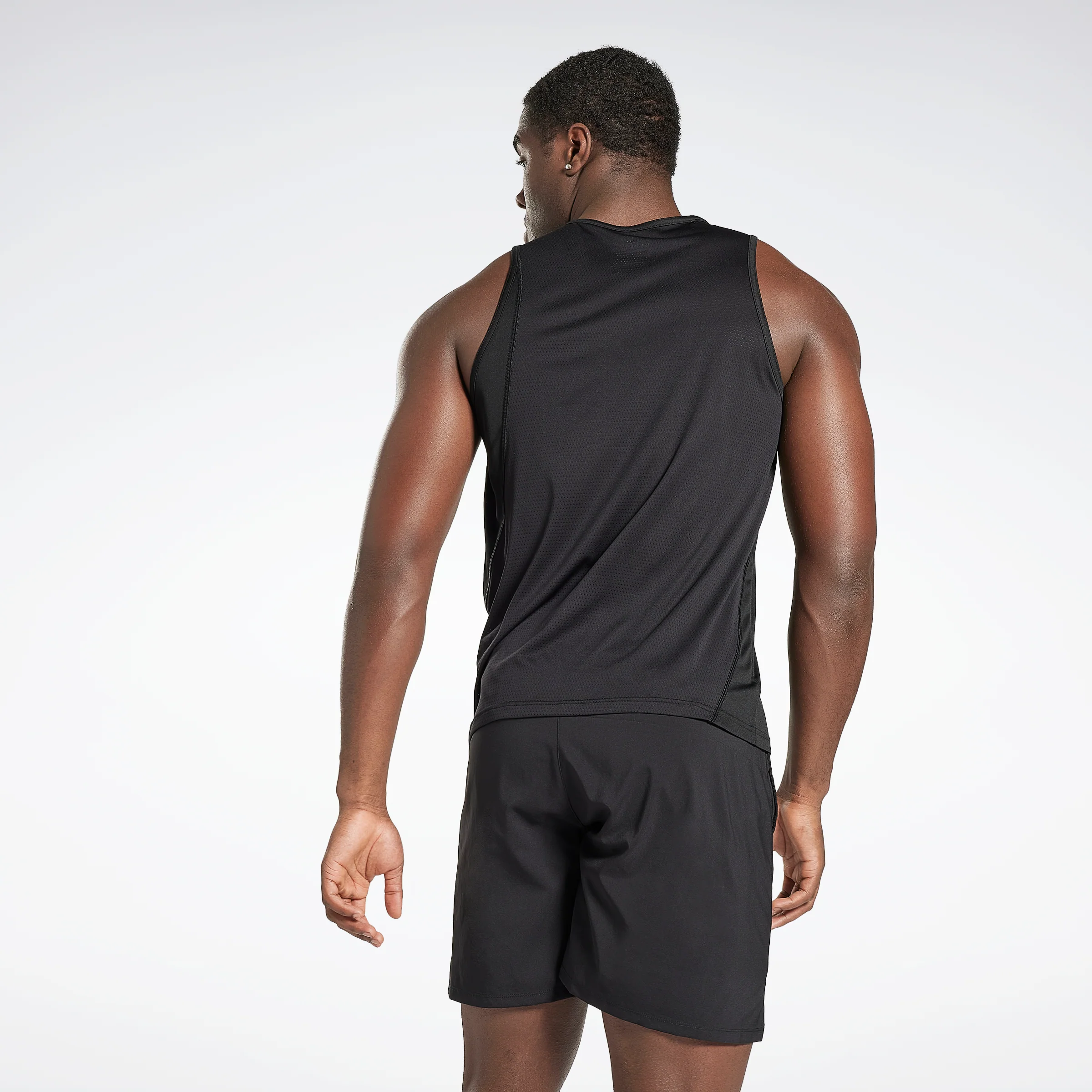 Reebok Apparel Men Running Speedwick Tank Top Black - Image 3