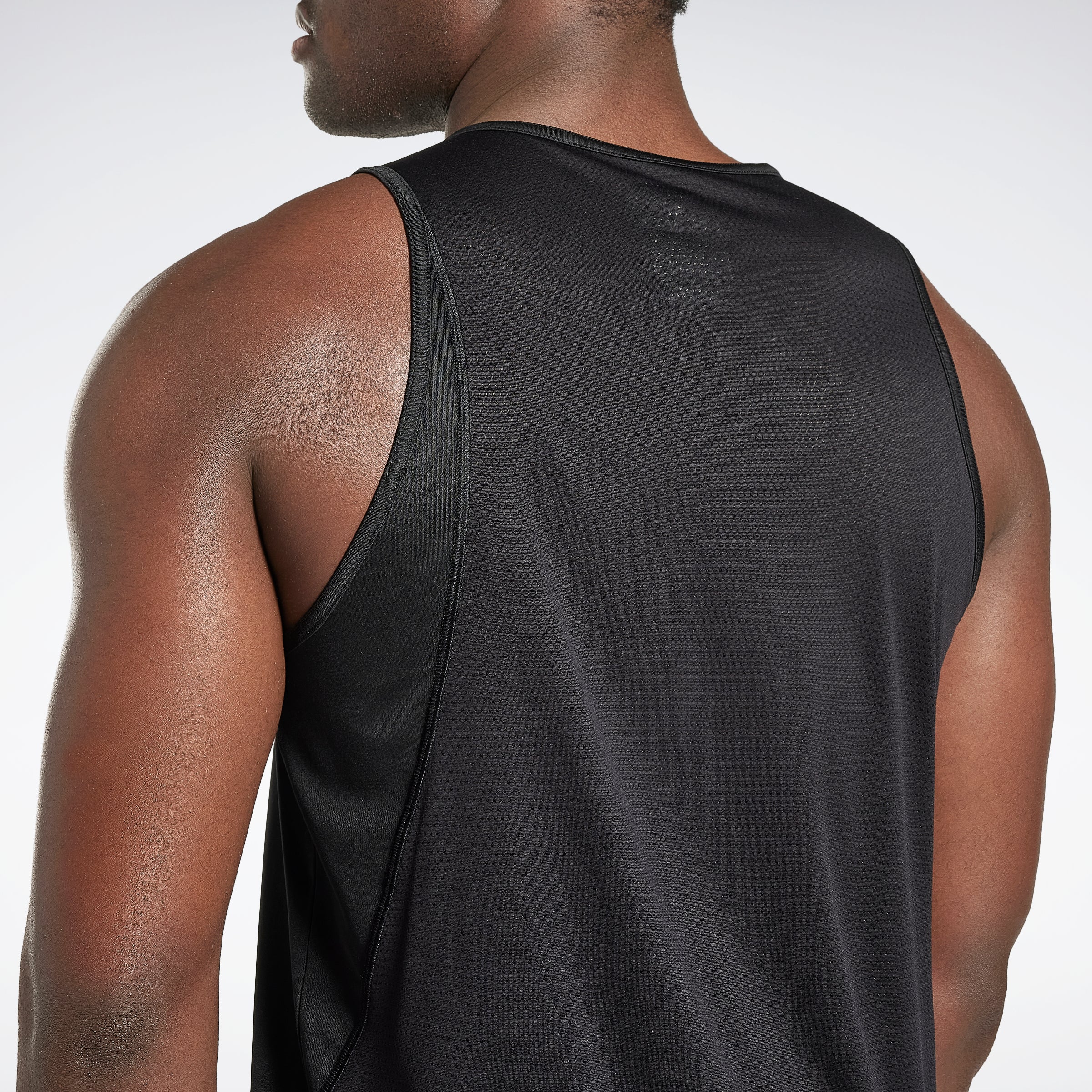 Reebok Apparel Men Running Speedwick Tank Top Black - Image 4