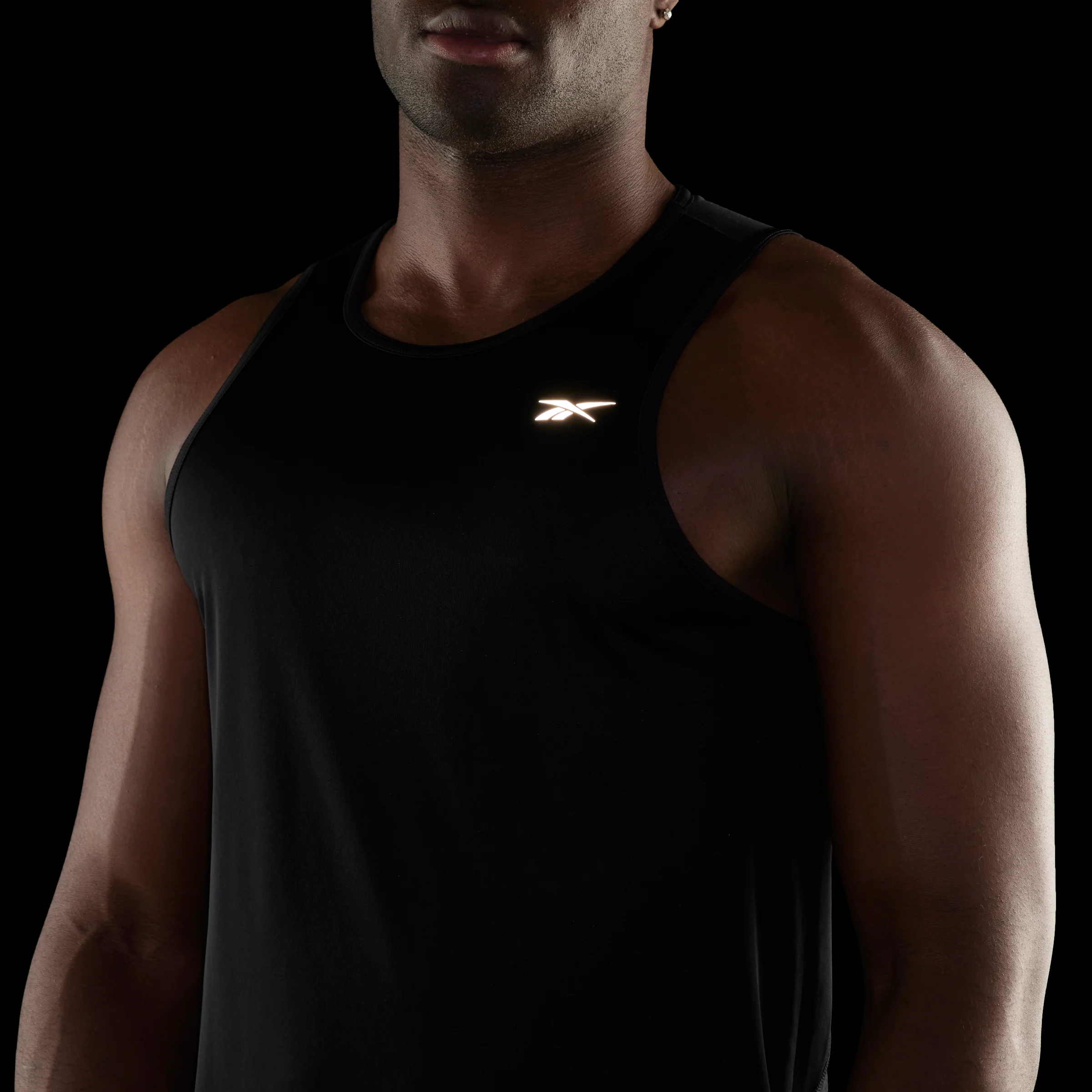 Reebok Apparel Men Running Speedwick Tank Top Black - Image 5