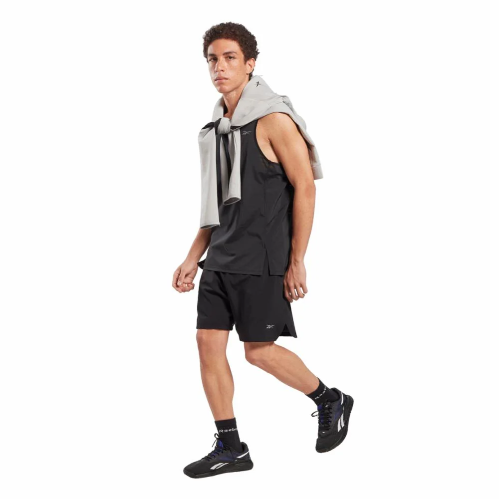Reebok Apparel Men Speed 3.0 Two-in-One Shorts BLACK - Image 2
