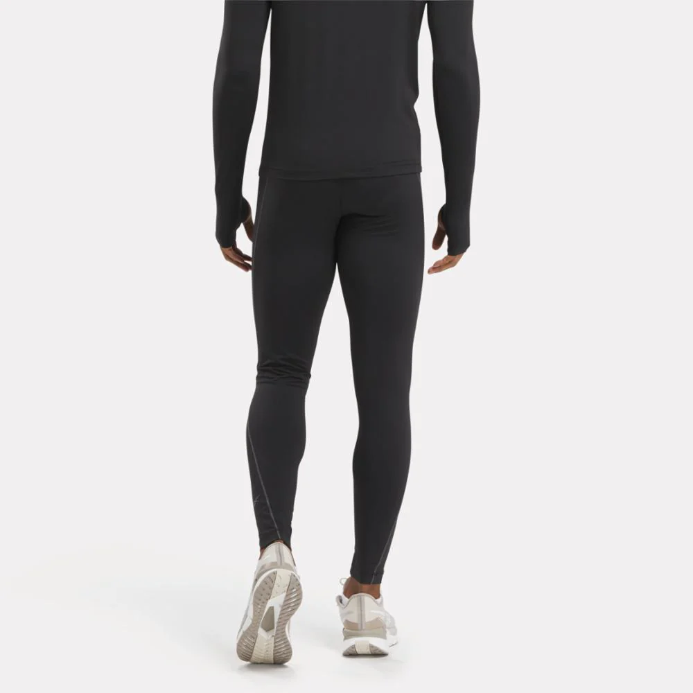Reebok Apparel Men Speed Base Layer Tights Feat. RBK-FIRE+ BLACK - Image 3