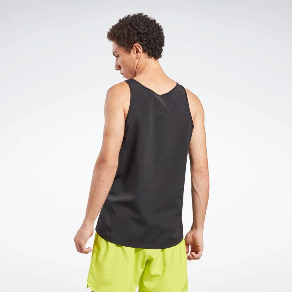 Reebok Apparel Men Speed Tank Top BLACK - Image 4