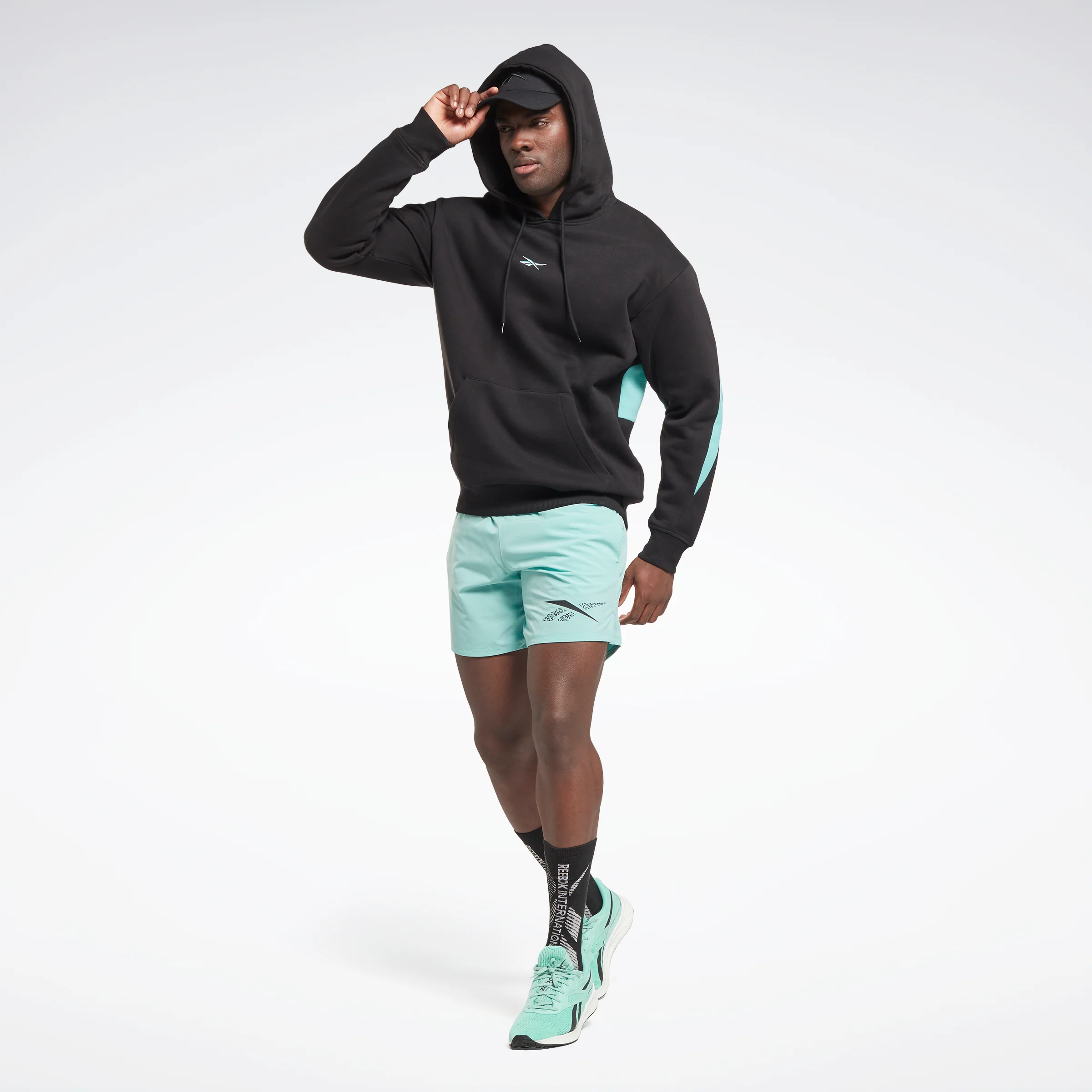 Reebok Apparel Men Strength Graphic 2.0 Shorts Semi Classic Teal - Image 2