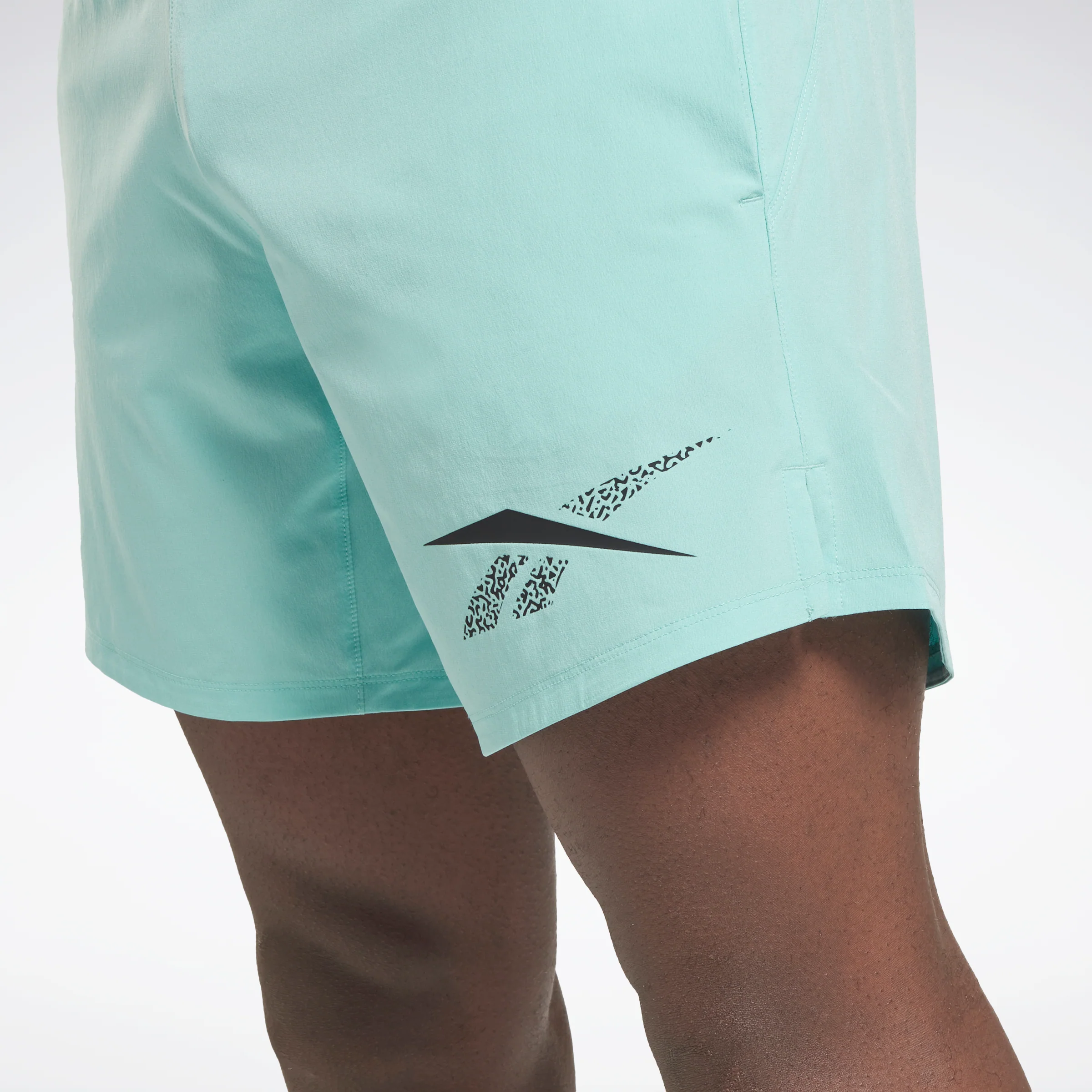 Reebok Apparel Men Strength Graphic 2.0 Shorts Semi Classic Teal - Image 3