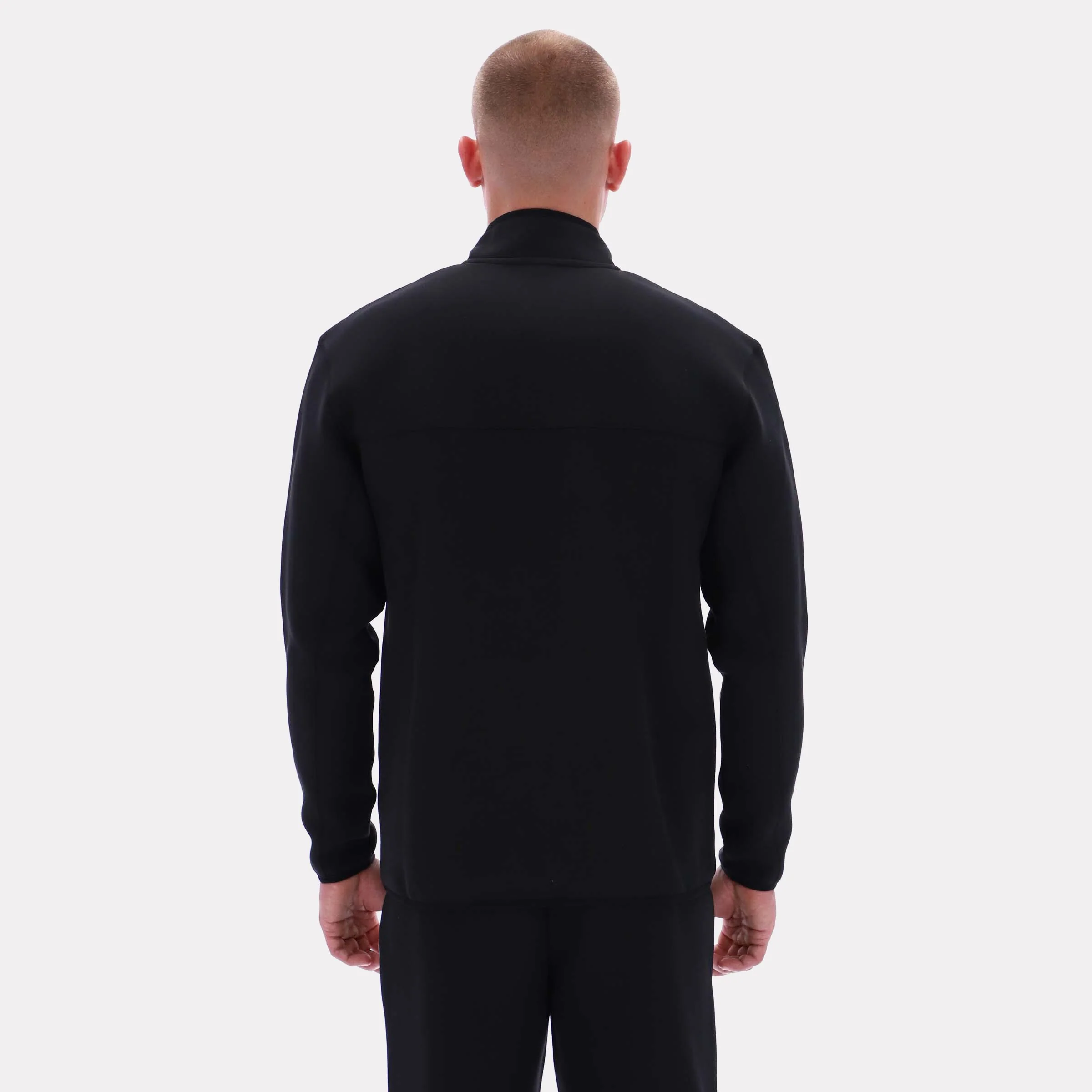 Reebok Apparel Men Studio Half-Zip Fleece BLACK - Image 2