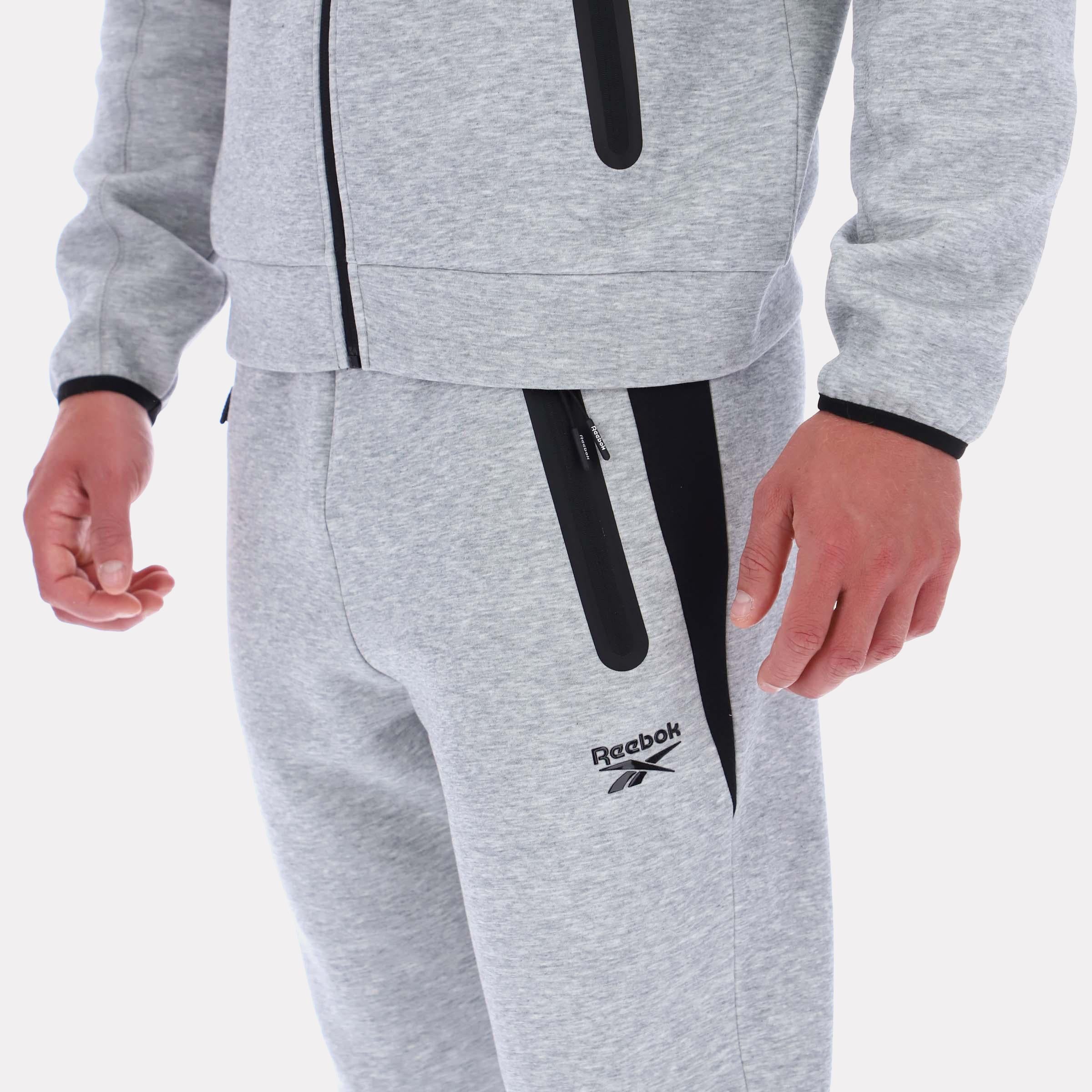 Reebok Apparel Men Studio Structure Joggers GREY MARL/BLACK - Image 3