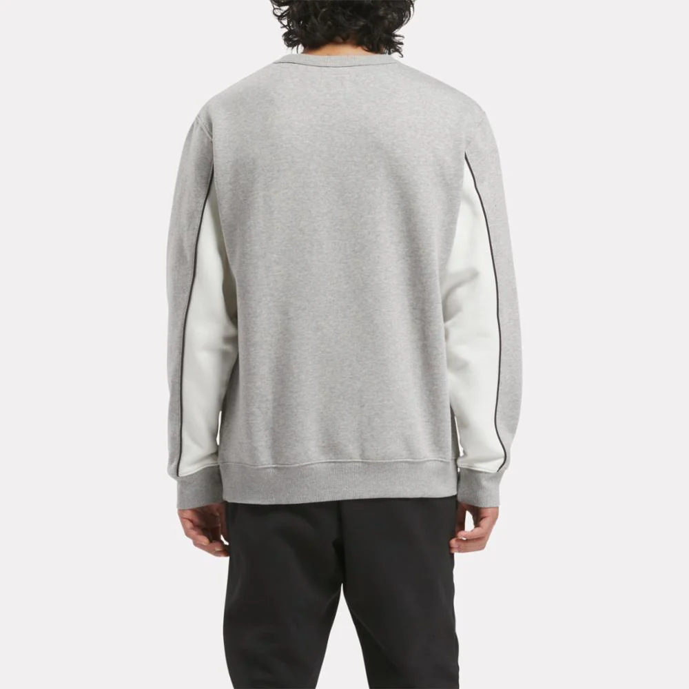 Reebok Apparel Men Team Tradition Crew Sweatshirt MGREYH - Image 3