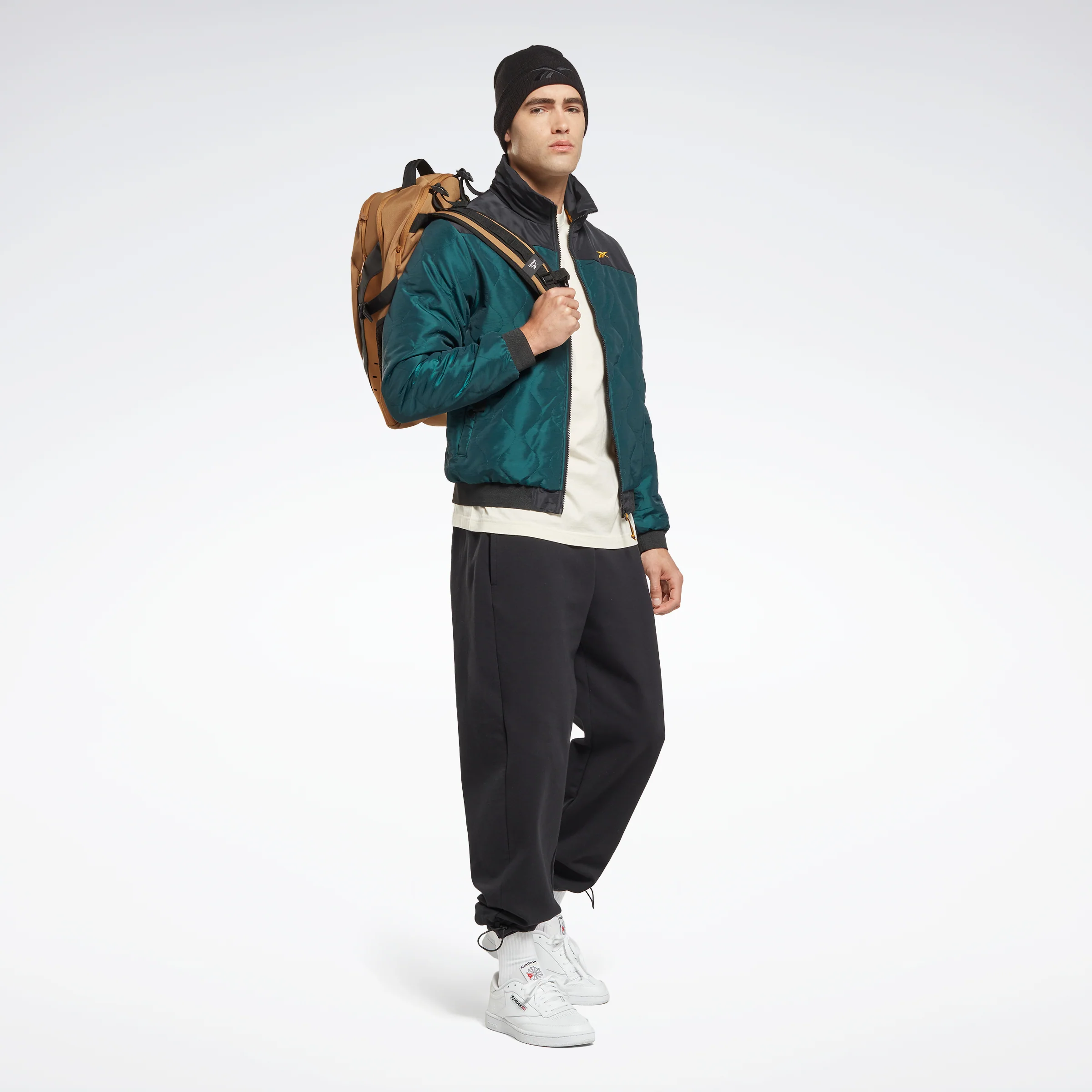 Reebok Apparel Men Thermowarm+Graphene Padded Parka Forest Green - Image 2