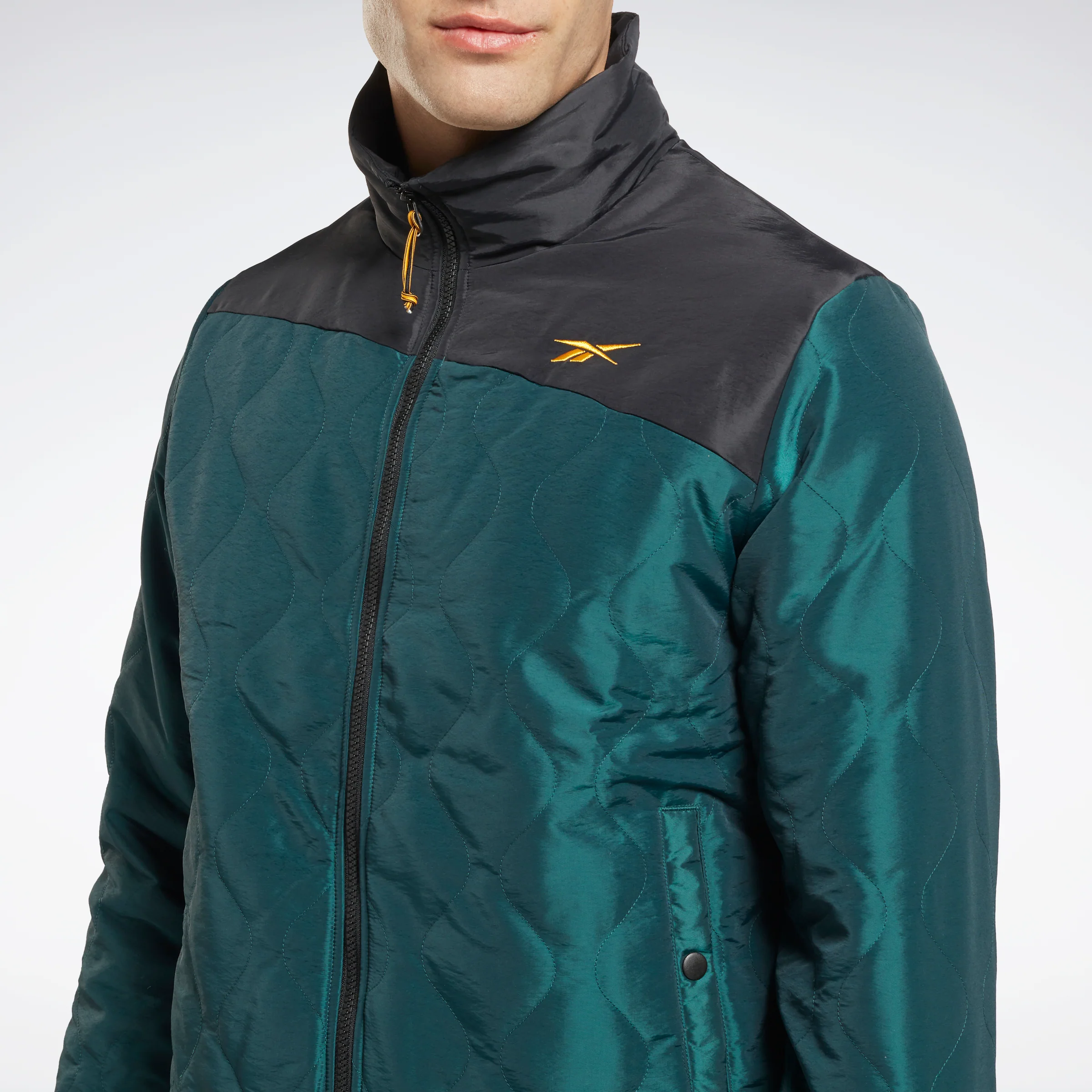 Reebok Apparel Men Thermowarm+Graphene Padded Parka Forest Green - Image 5