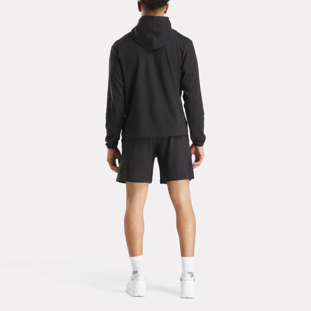 Reebok Apparel Men Training Knit Shorts 7" BLACK - Image 3