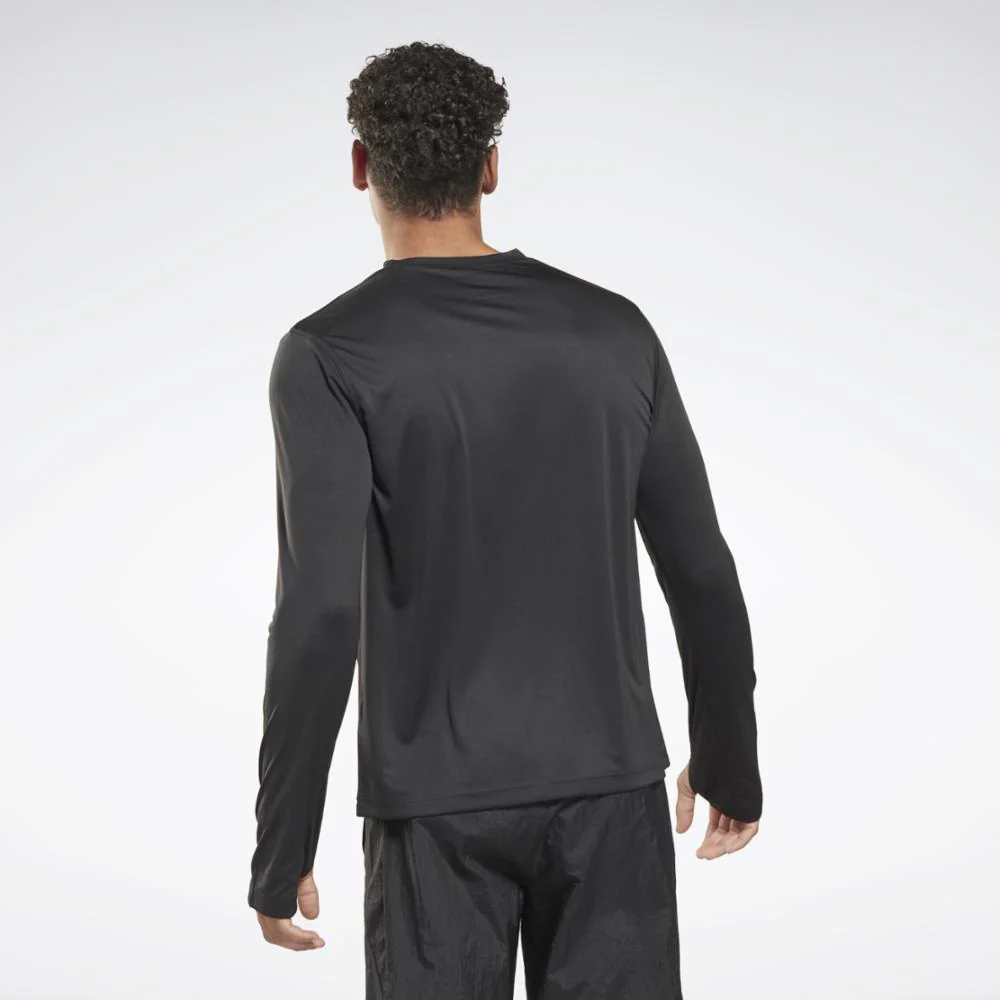 Reebok Apparel Men Training Long-Sleeve Top NGHBLK - Image 3