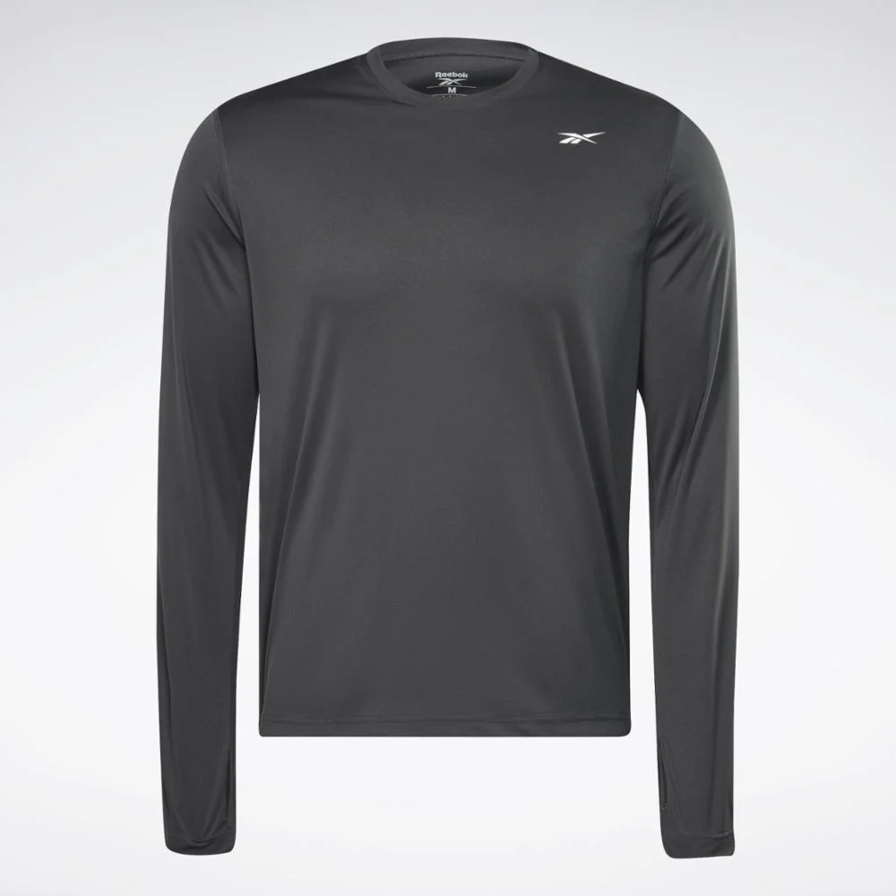 Reebok Apparel Men Training Long-Sleeve Top NGHBLK - Image 6