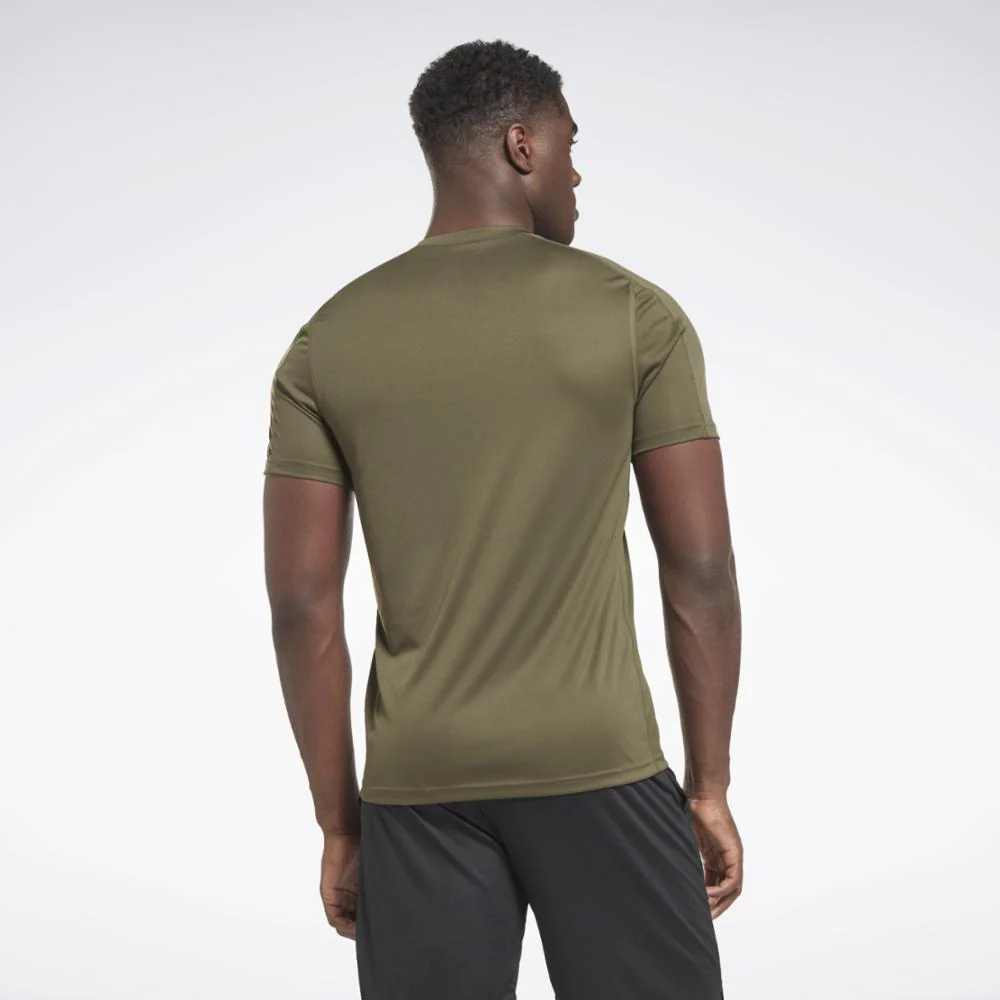 Reebok Apparel Men Training Tech T-Shirt ARMGRN - Image 3