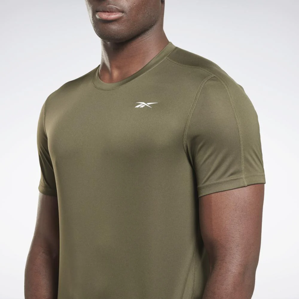 Reebok Apparel Men Training Tech T-Shirt ARMGRN - Image 4
