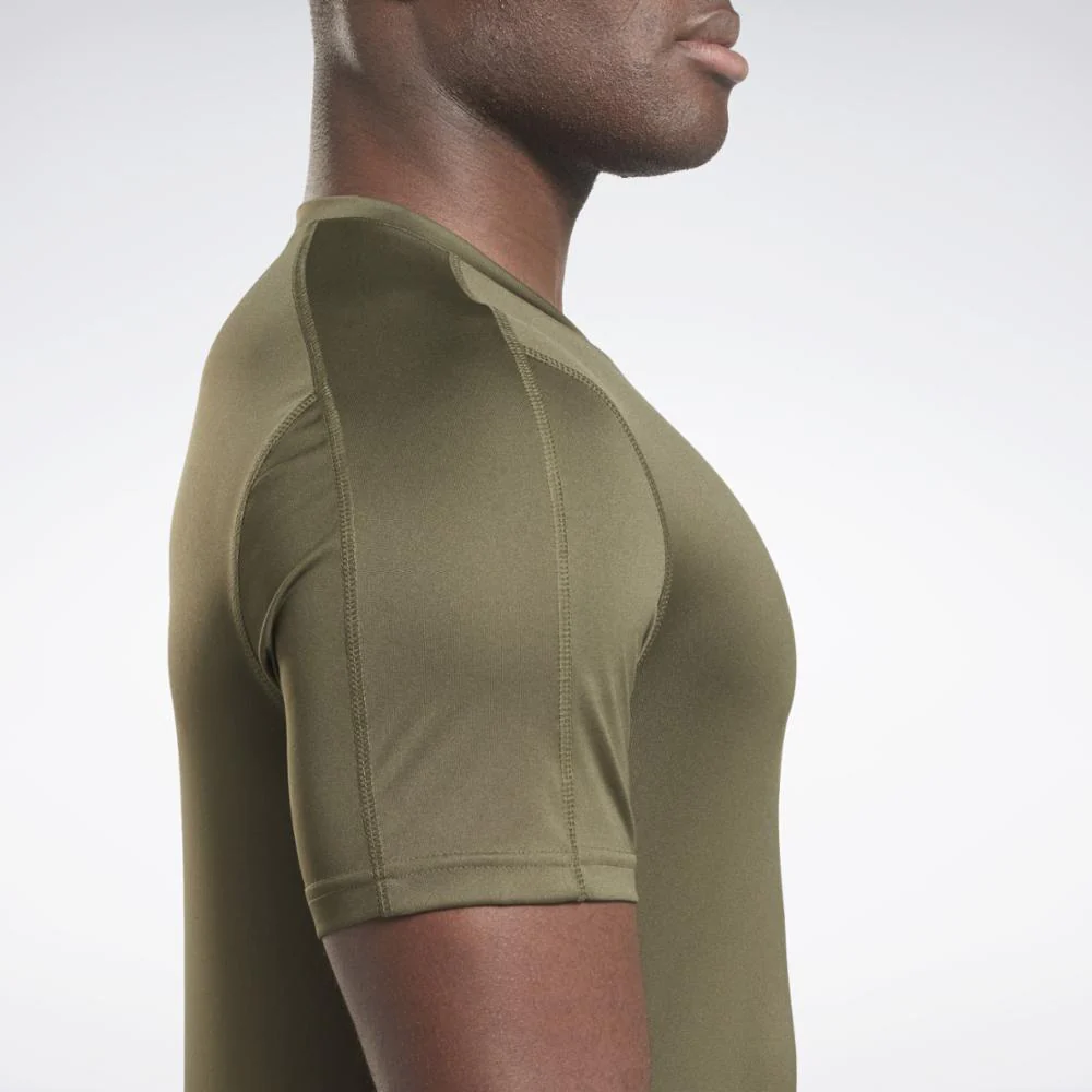 Reebok Apparel Men Training Tech T-Shirt ARMGRN - Image 5