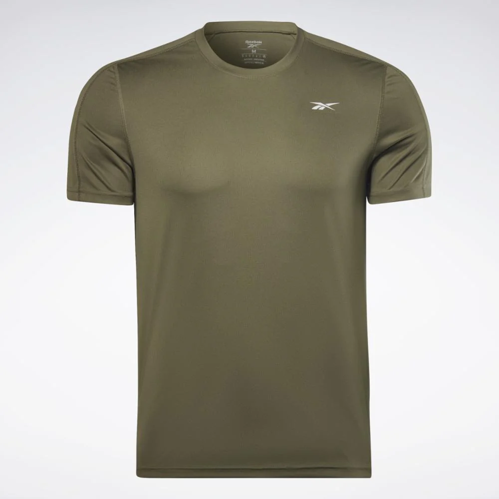 Reebok Apparel Men Training Tech T-Shirt ARMGRN - Image 6