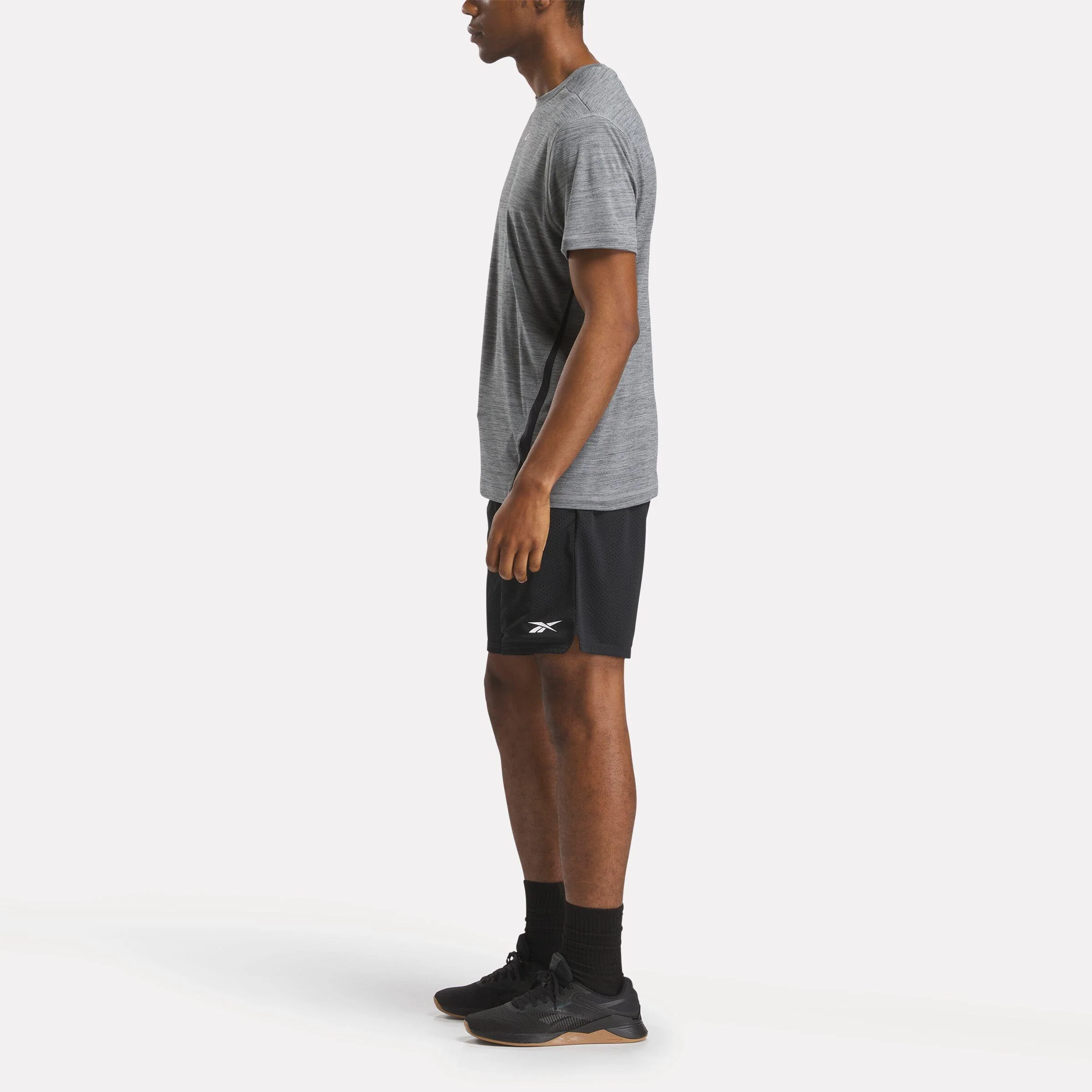 Reebok Apparel Men Training Tech T-Shirt GREY 1 - Image 2