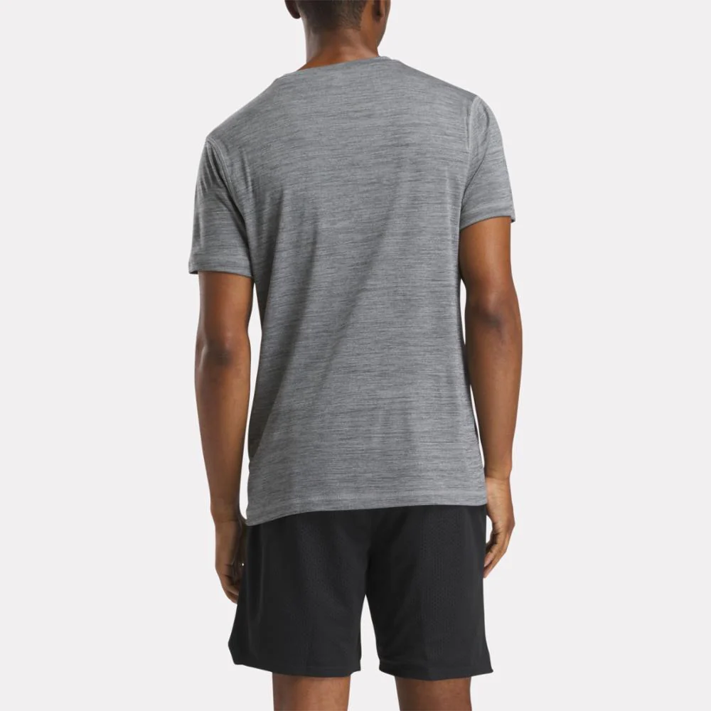 Reebok Apparel Men Training Tech T-Shirt GREY 1 - Image 3