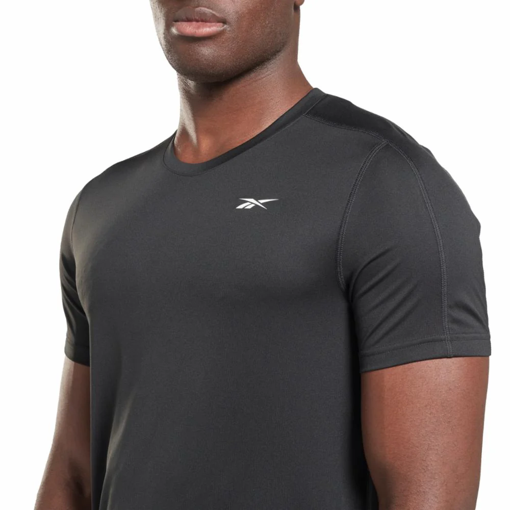 Reebok Apparel Men Training Tech T-Shirt NGHBLK - Image 4