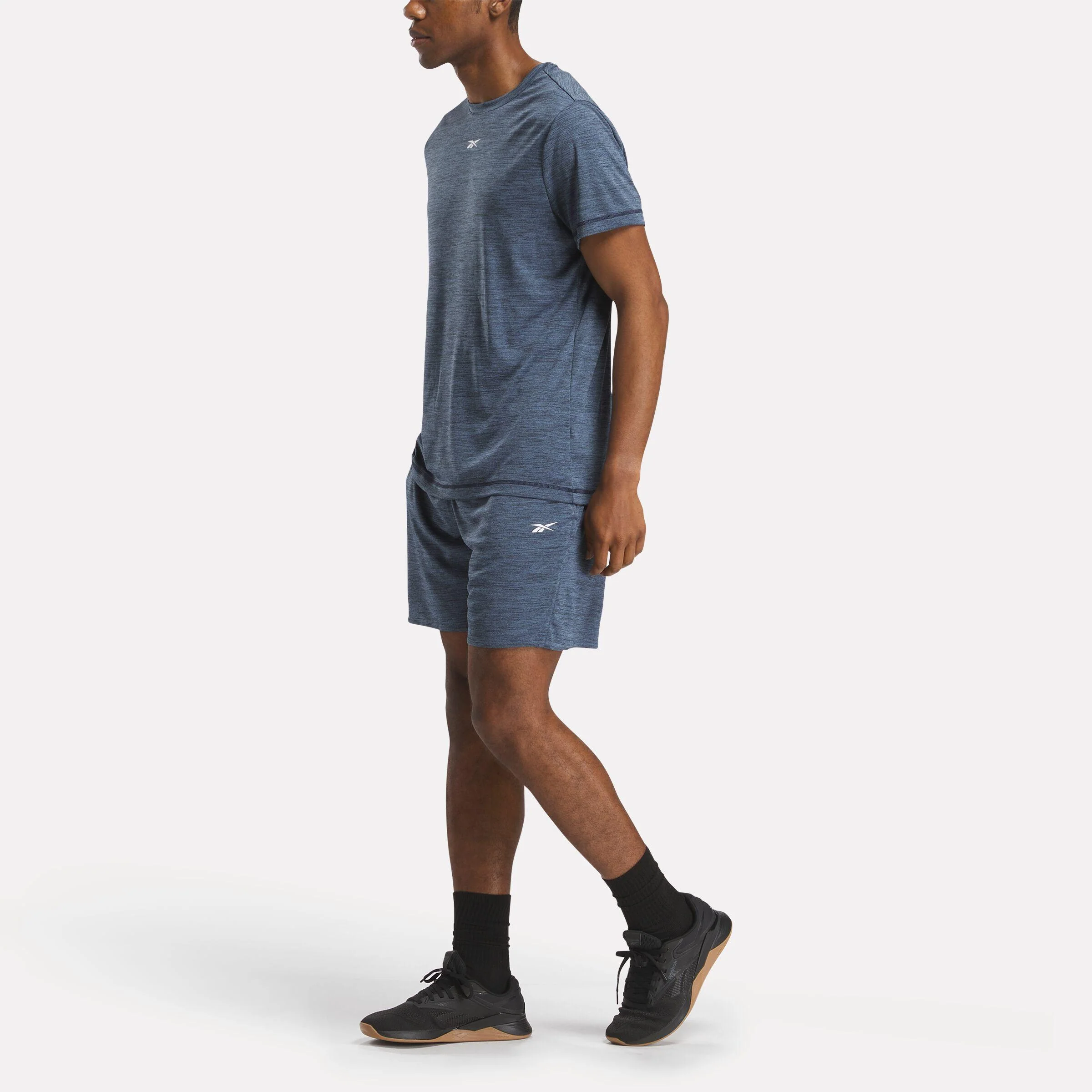 Reebok Apparel Men Training Tech T-Shirt TWILIGHT BLUE - Image 2