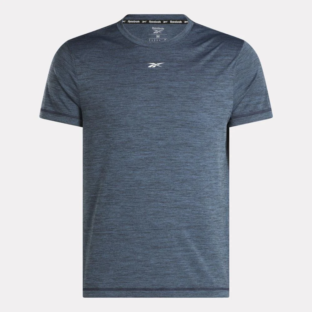 Reebok Apparel Men Training Tech T-Shirt TWILIGHT BLUE - Image 4