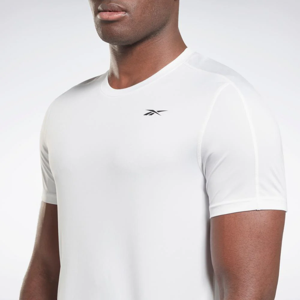 Reebok Apparel Men Training Tech T-Shirt WHITE - Image 4