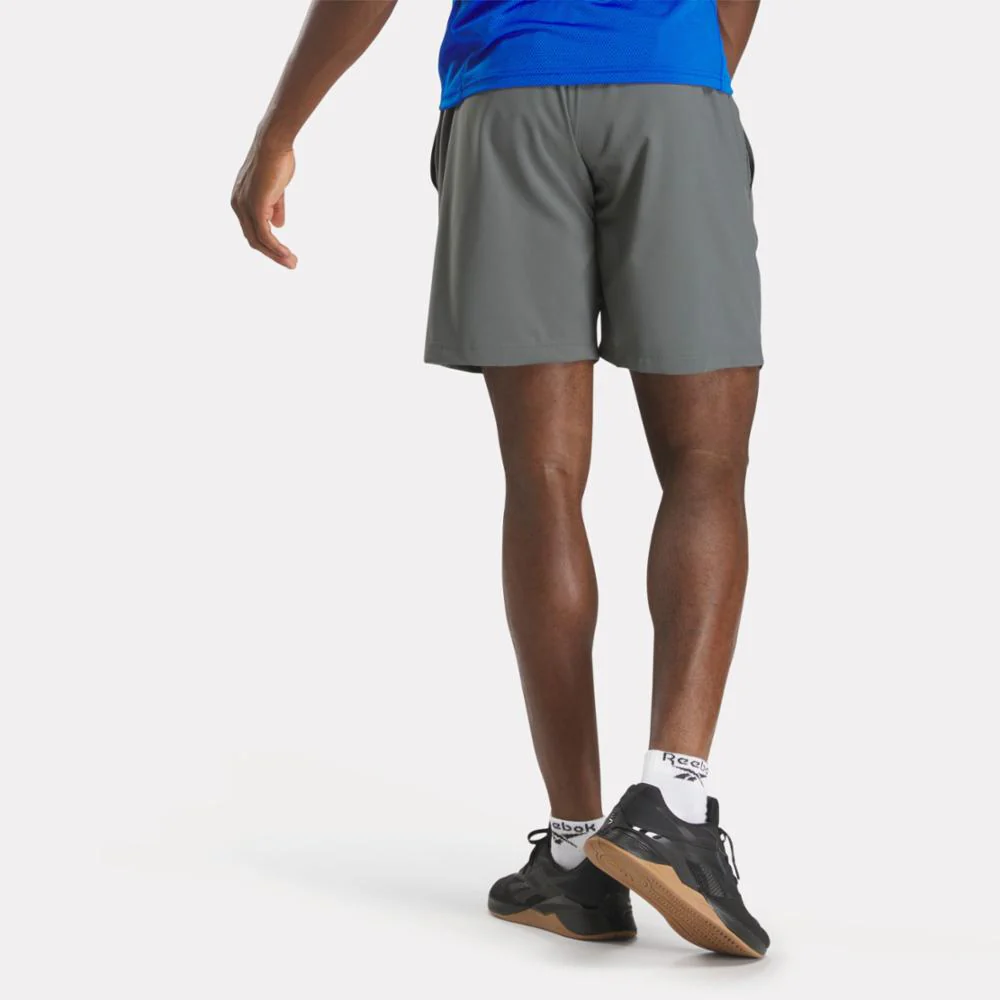 Reebok Apparel Men Workout Ready Shorts 9" GREY 5 - Image 3