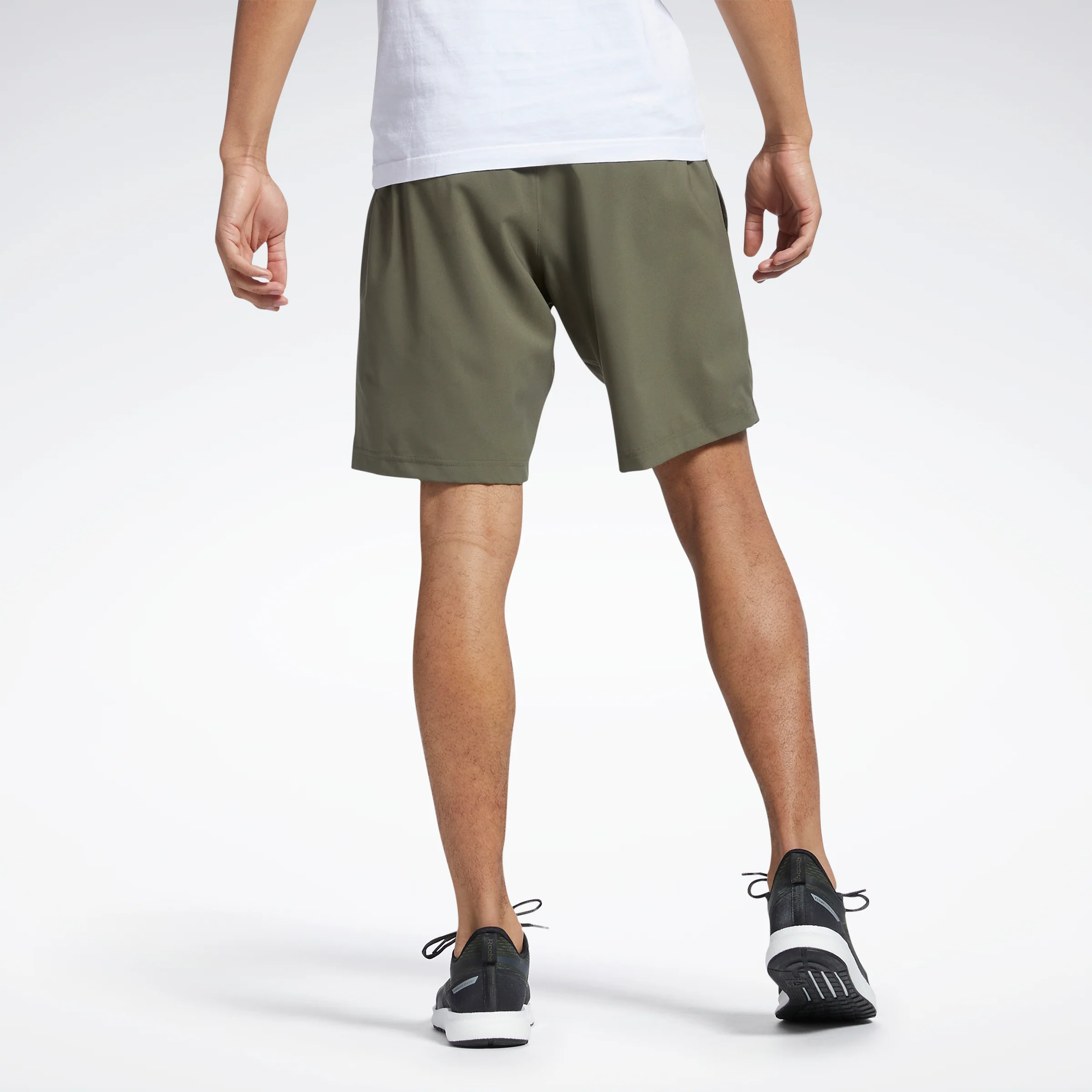Reebok Apparel Men Workout Ready Shorts Armgrn - Image 3