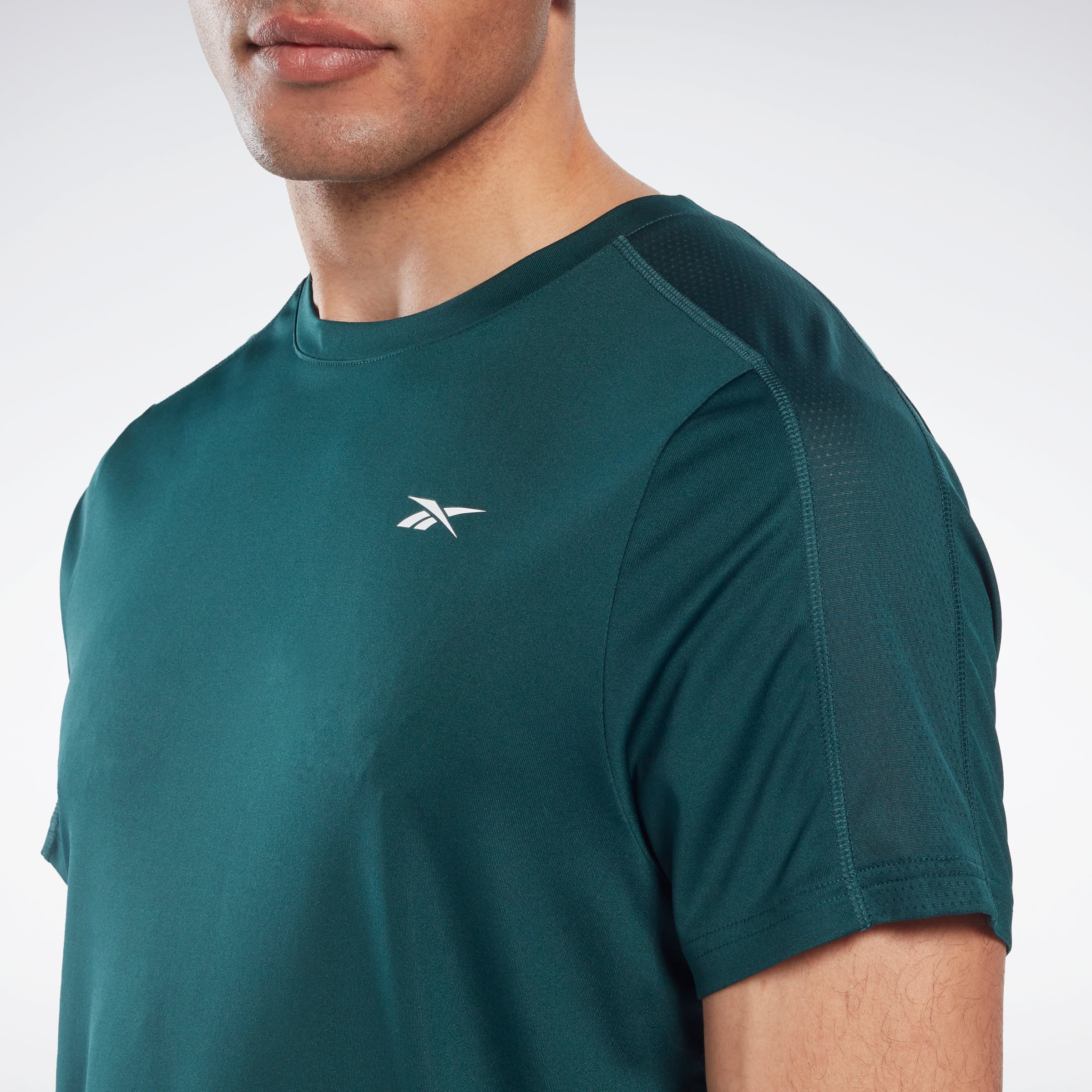 Reebok Apparel Men Workout Ready Tech T-Shirt Forgrn - Image 4