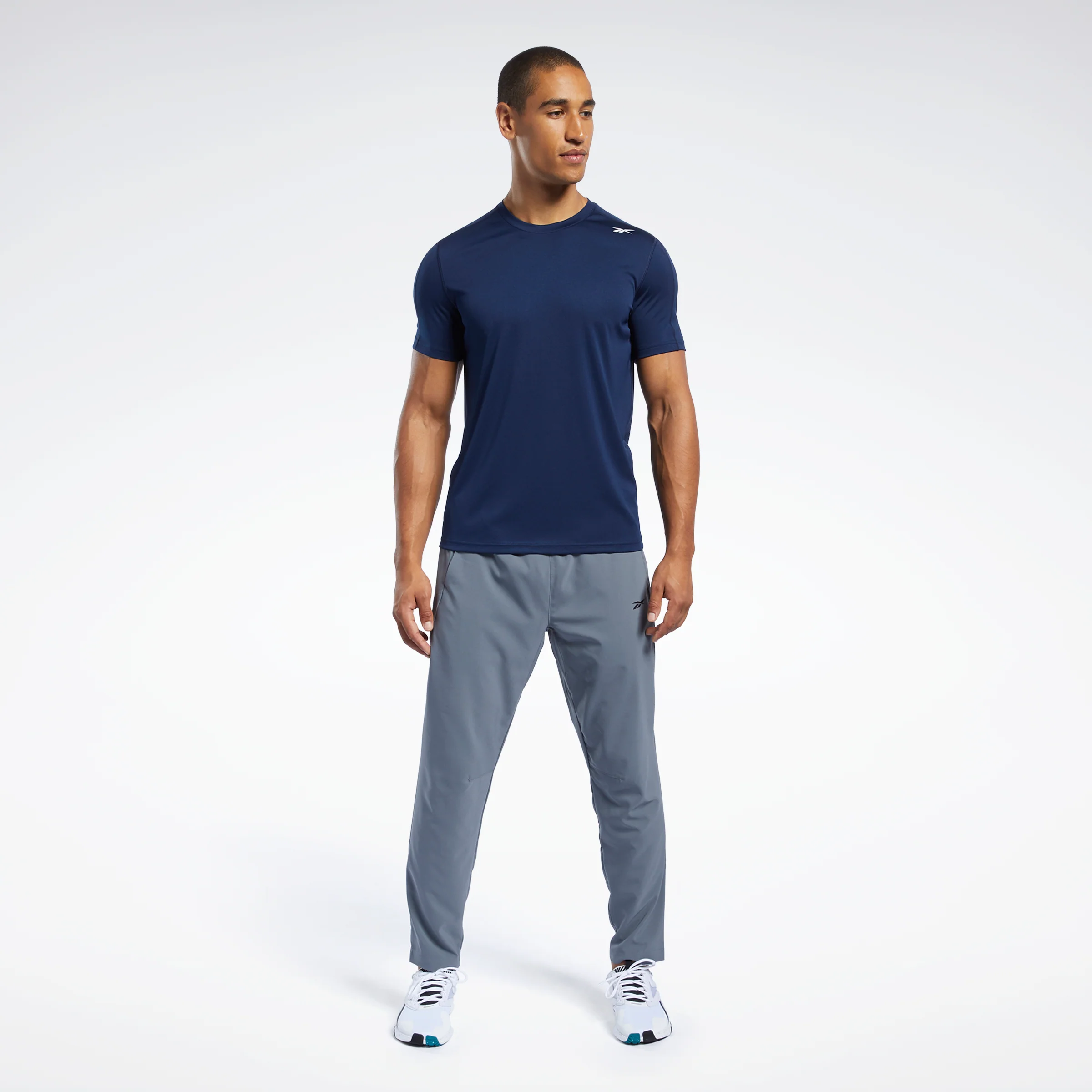 Reebok Apparel Men Workout Ready Track Pants Cdgry6 - Image 2