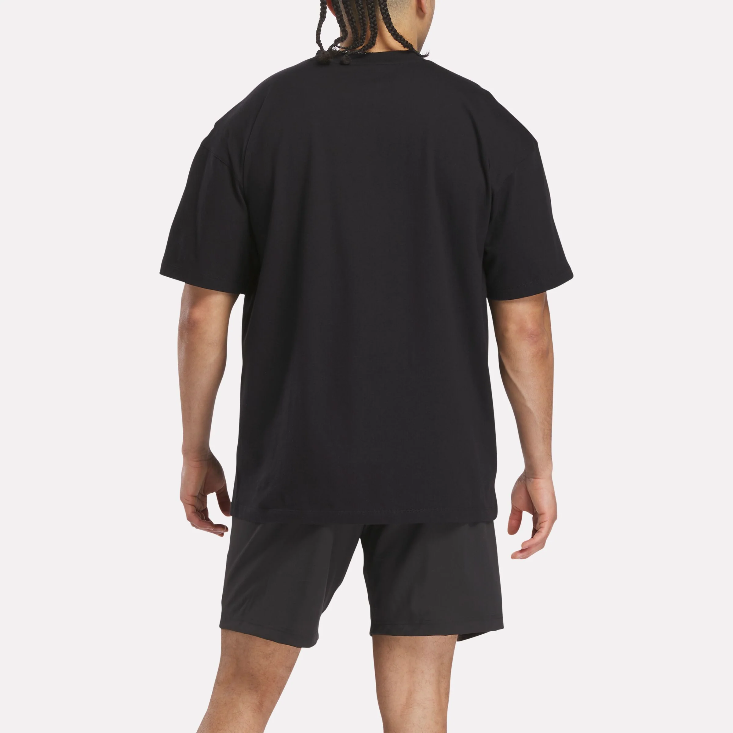 REEBOK APPAREL UNISEX Reebok x F45 Training Relaxed T-Shirt BLACK/ALMOST BLACK - Image 3