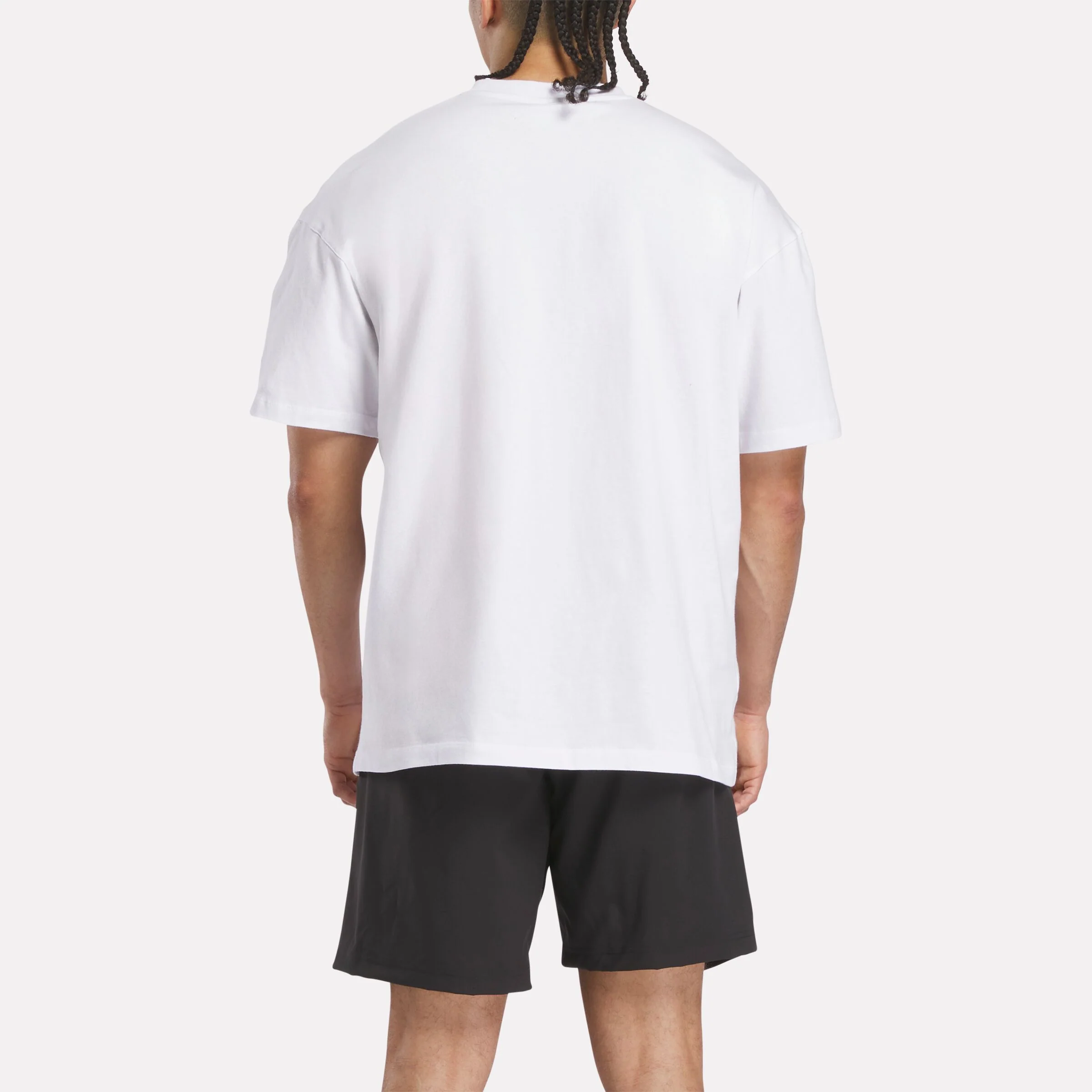 REEBOK APPAREL UNISEX  Reebok x F45 Training Relaxed T-Shirt WHITE/GREY 3 - Image 3