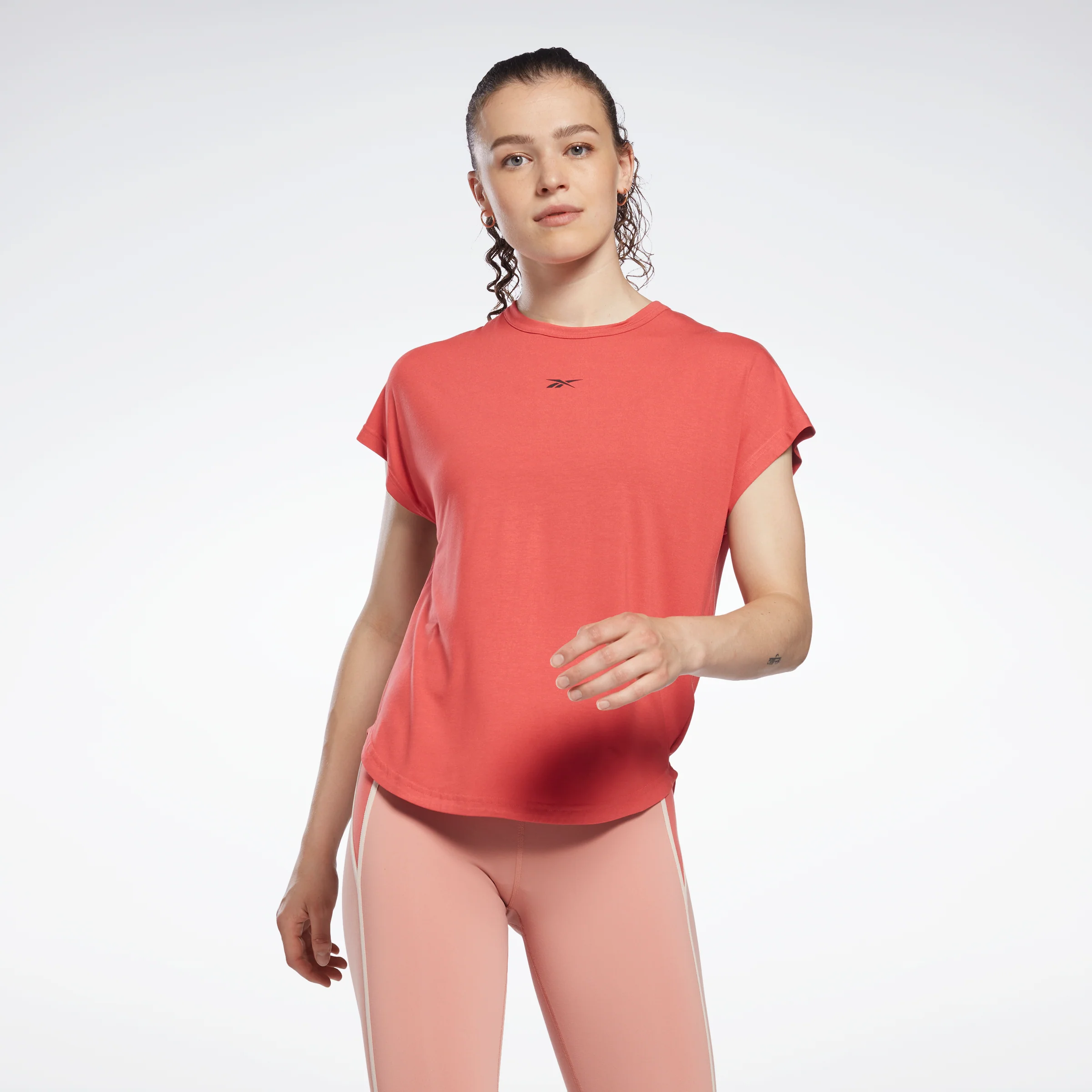 Reebok Apparel Women Activchill+Dreamblend T-Shirt Rhodon