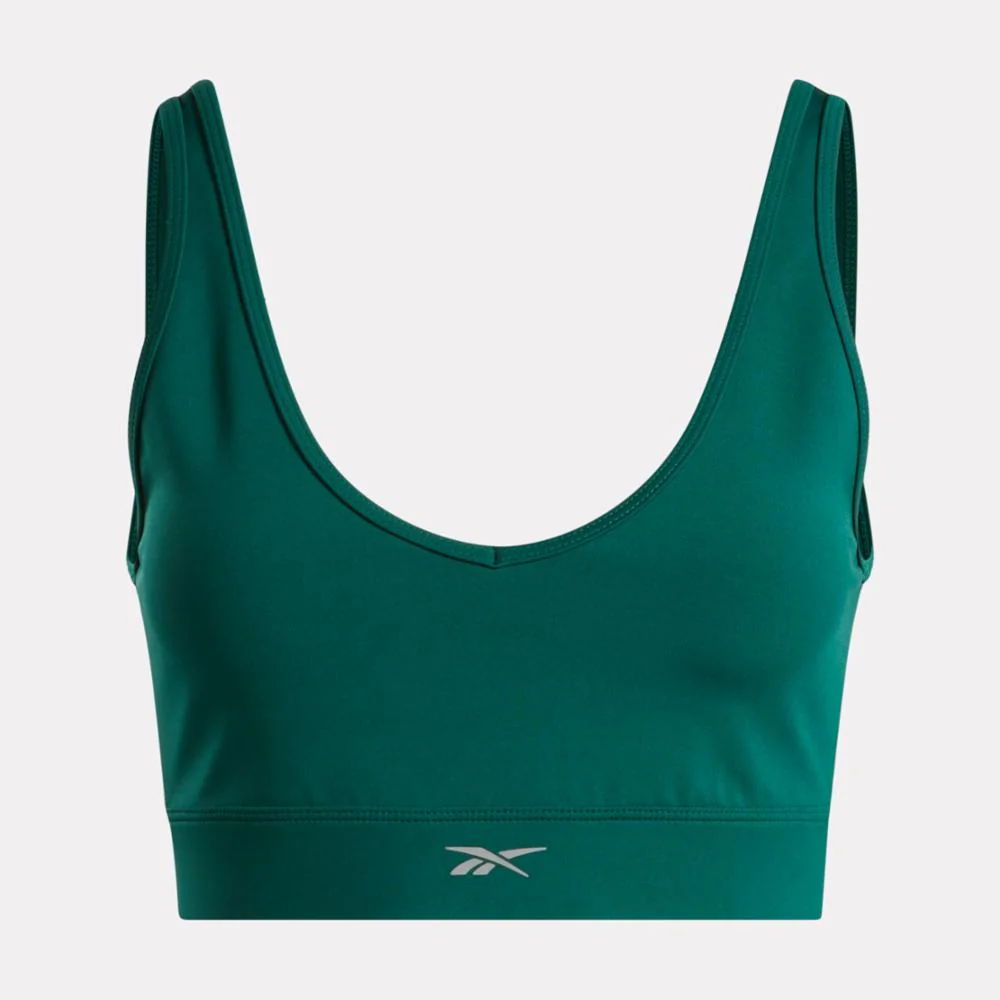 Reebok Apparel Women Active Collective DREAMBLEND Bra COLLEGIATE GREEN - Image 5