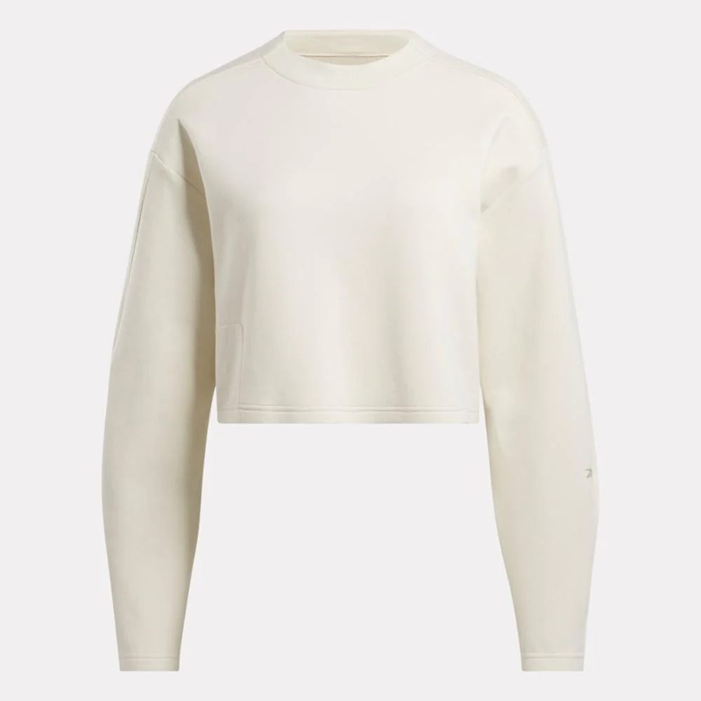 Reebok Apparel Women Active Collective DREAMBLEND Mid-Layer Sweatshirt BON - Image 6