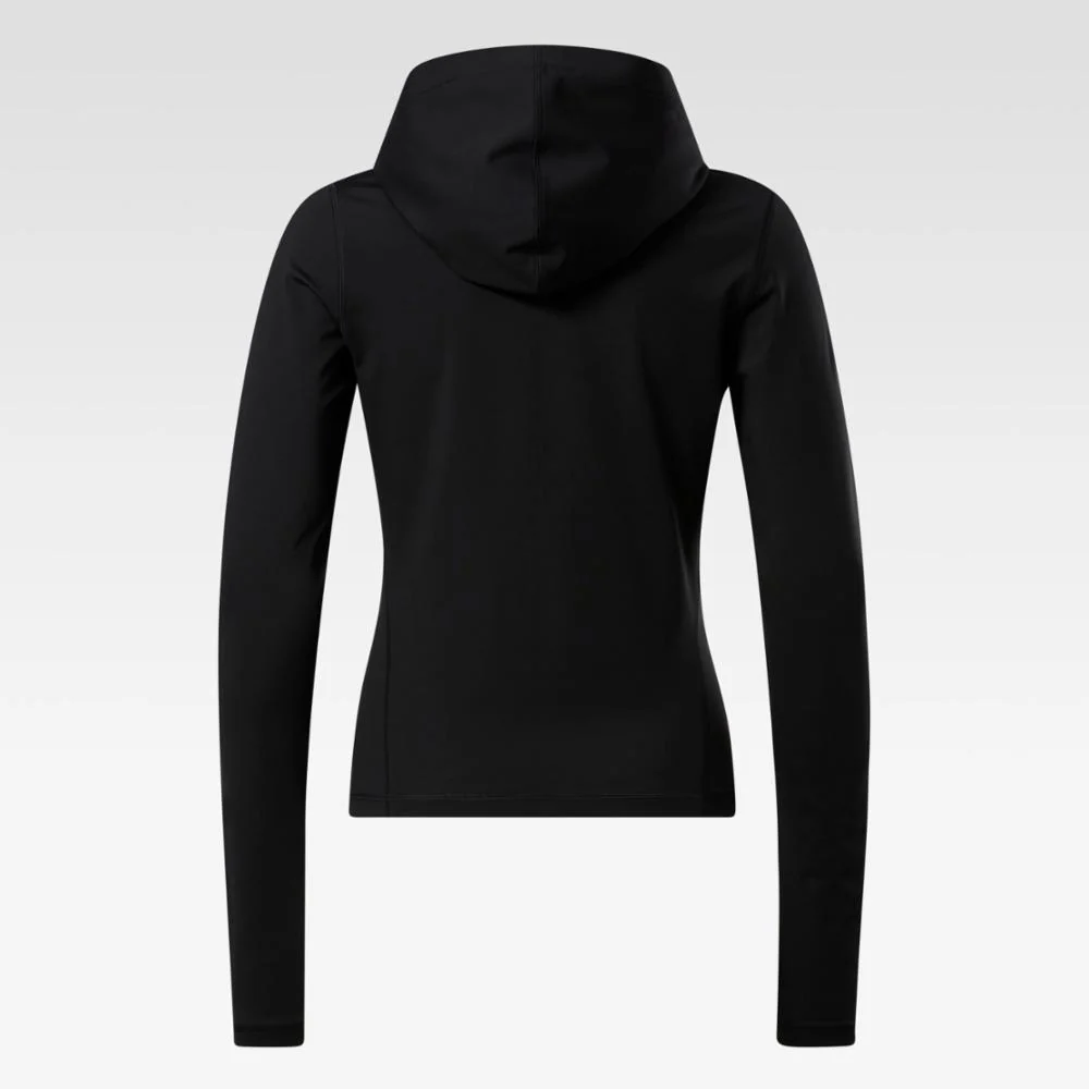 Reebok Apparel Women Active Collective DREAMBLEND Track Top BLACK - Image 2