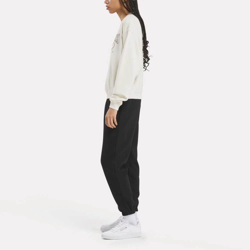 Reebok Apparel Women Archive Evolution Crew Sweatshirt VINTAGE CHALK - Image 2