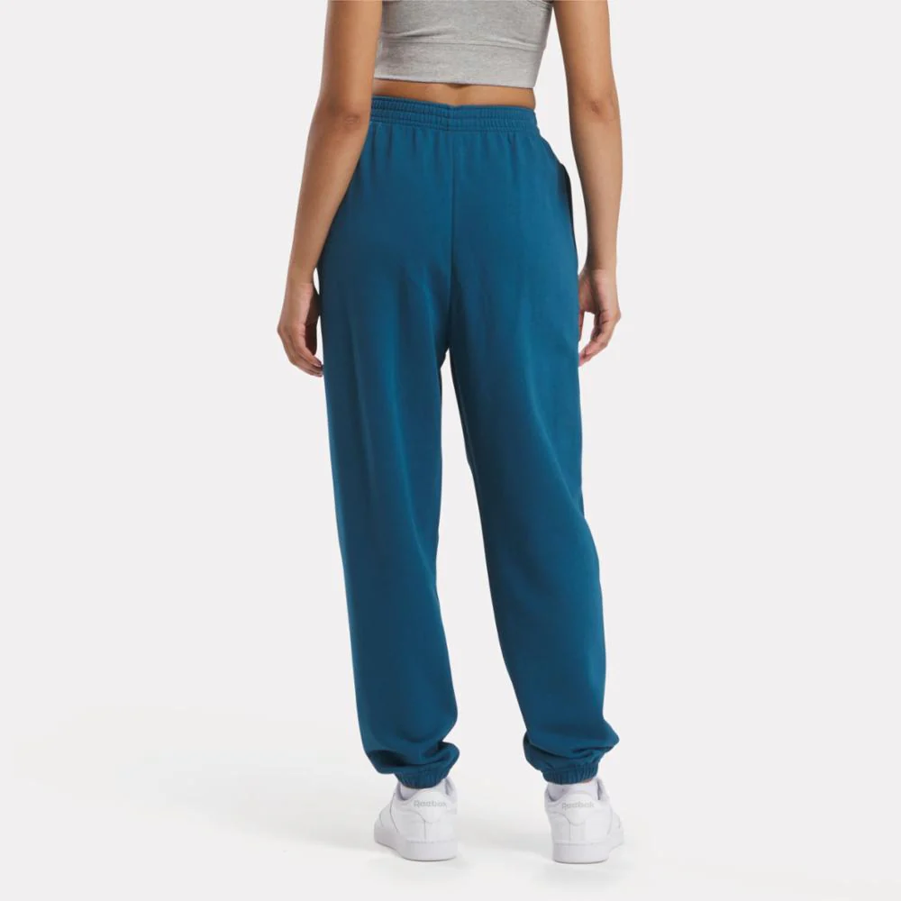Reebok Apparel Women Archive Evolution French Terry Pants ESCAPE BLUE - Image 3